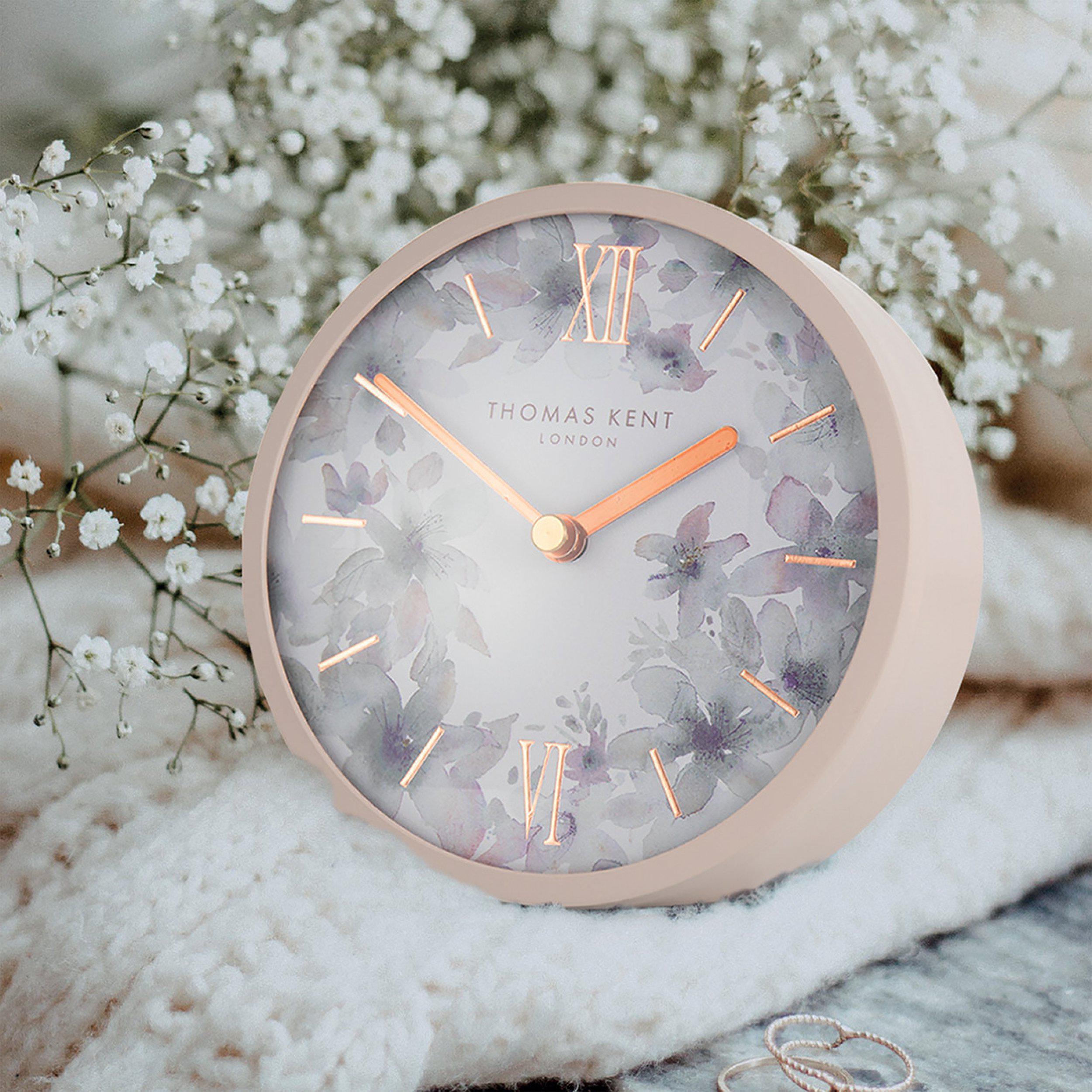 Crofter Mantel Clock in Dusty Pink - Crofter Dusty Pink