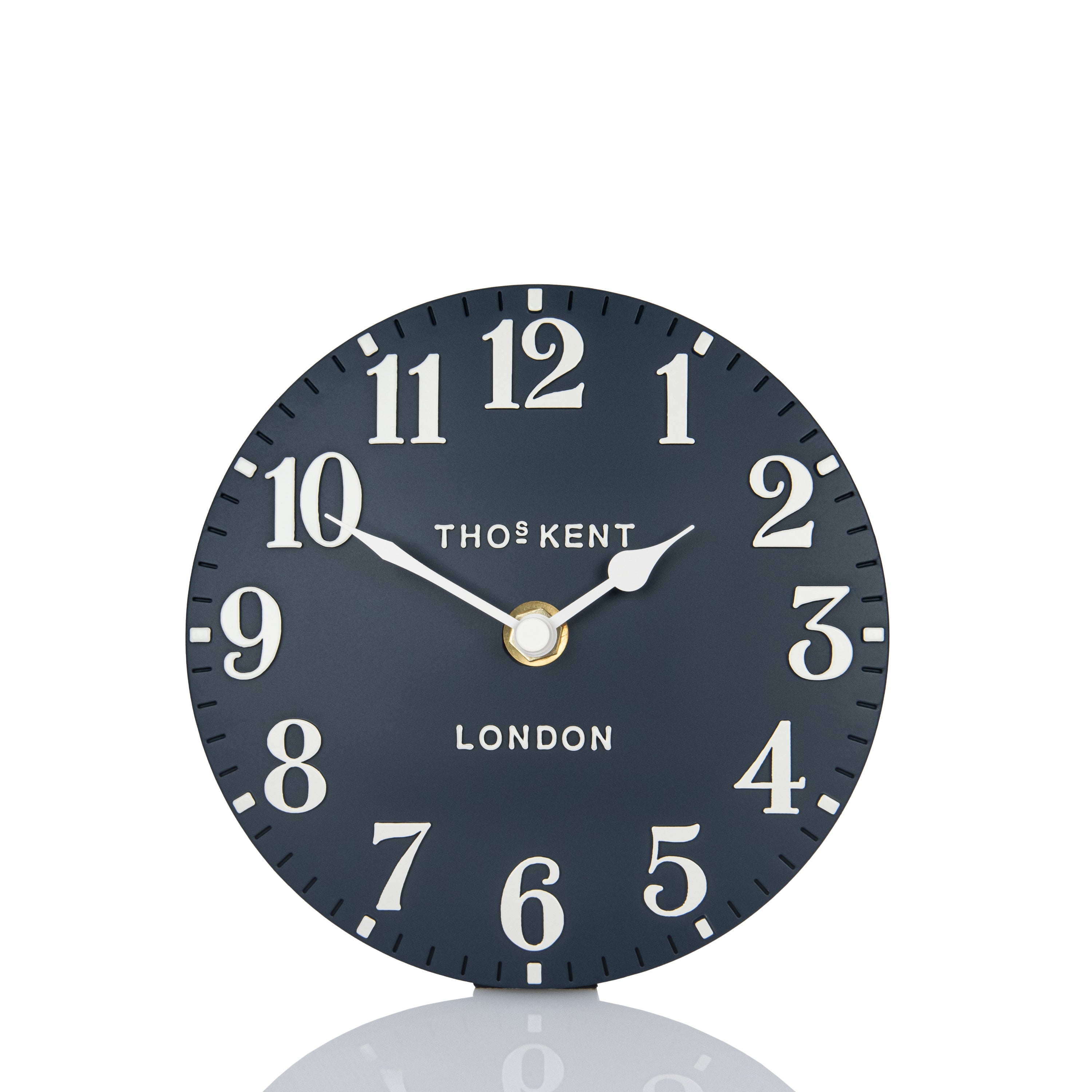 Arabic Mantel Clock in Ink - Ink Blue