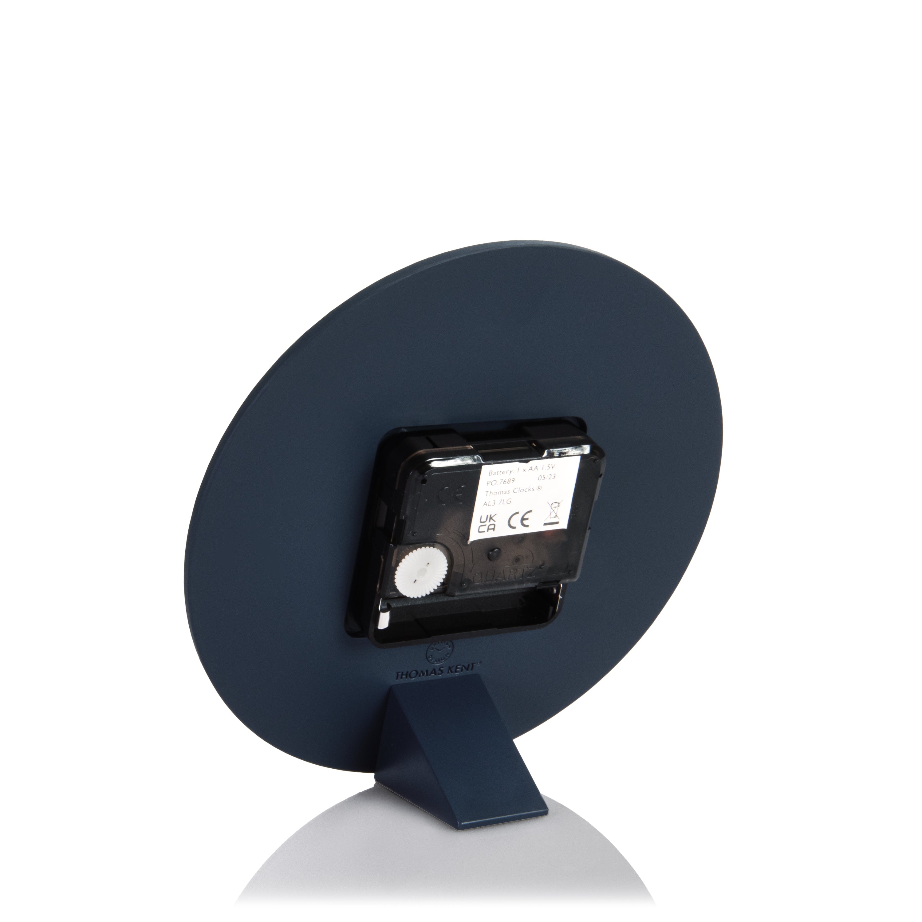 Arabic Mantel Clock in Ink - Ink Blue