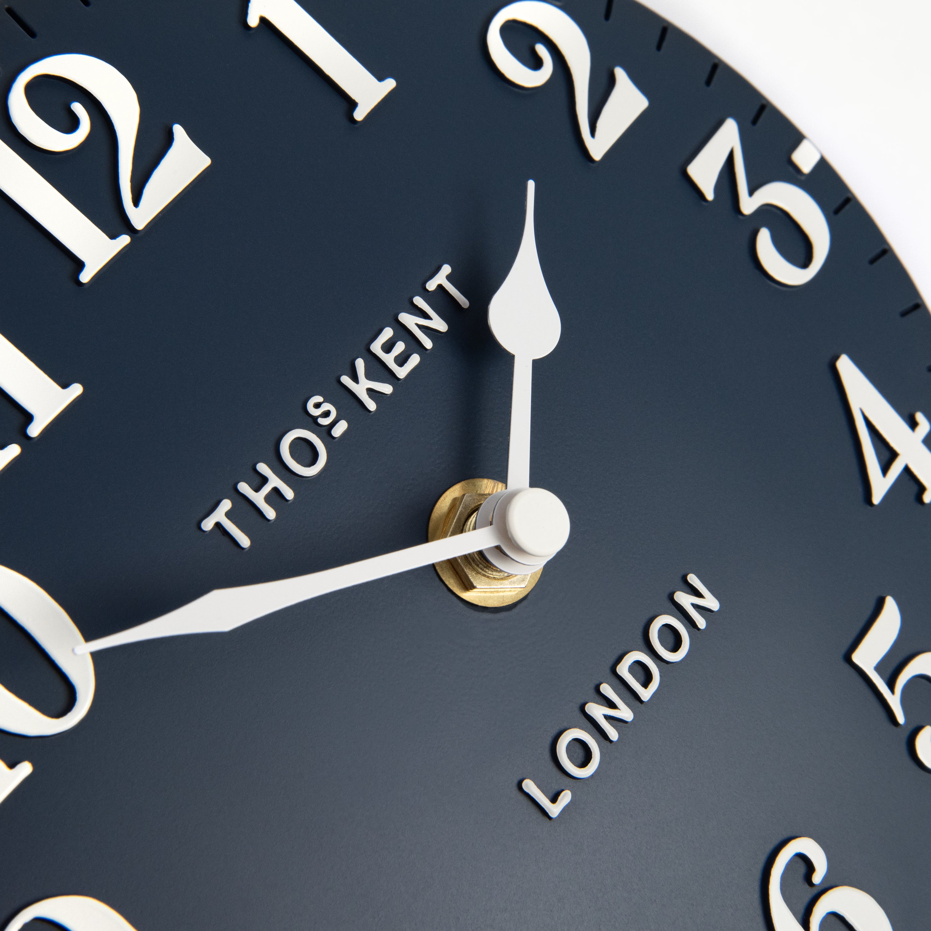 Arabic Mantel Clock in Ink - Ink Blue