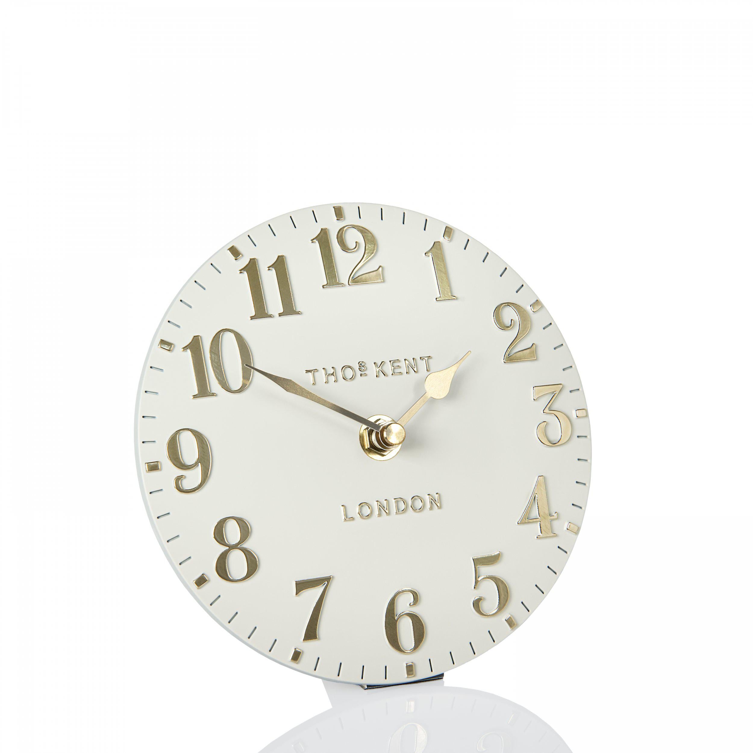 Arabic Mantel Clock in Oatmeal - Oatmeal
