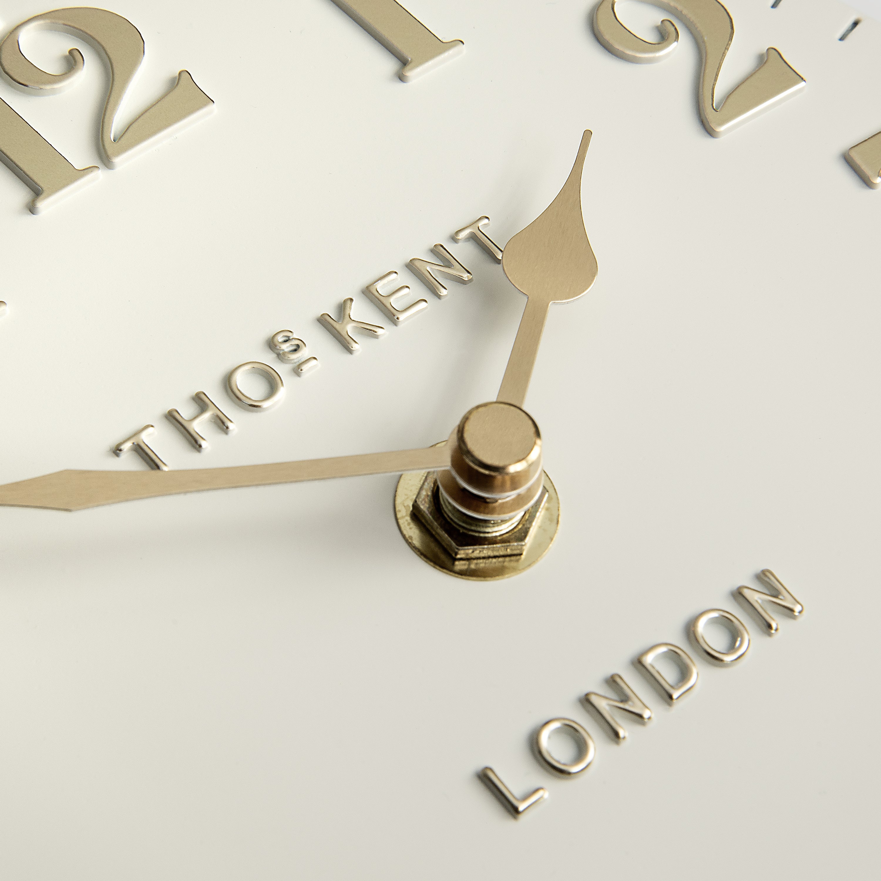 Arabic Mantel Clock in Oatmeal - Oatmeal