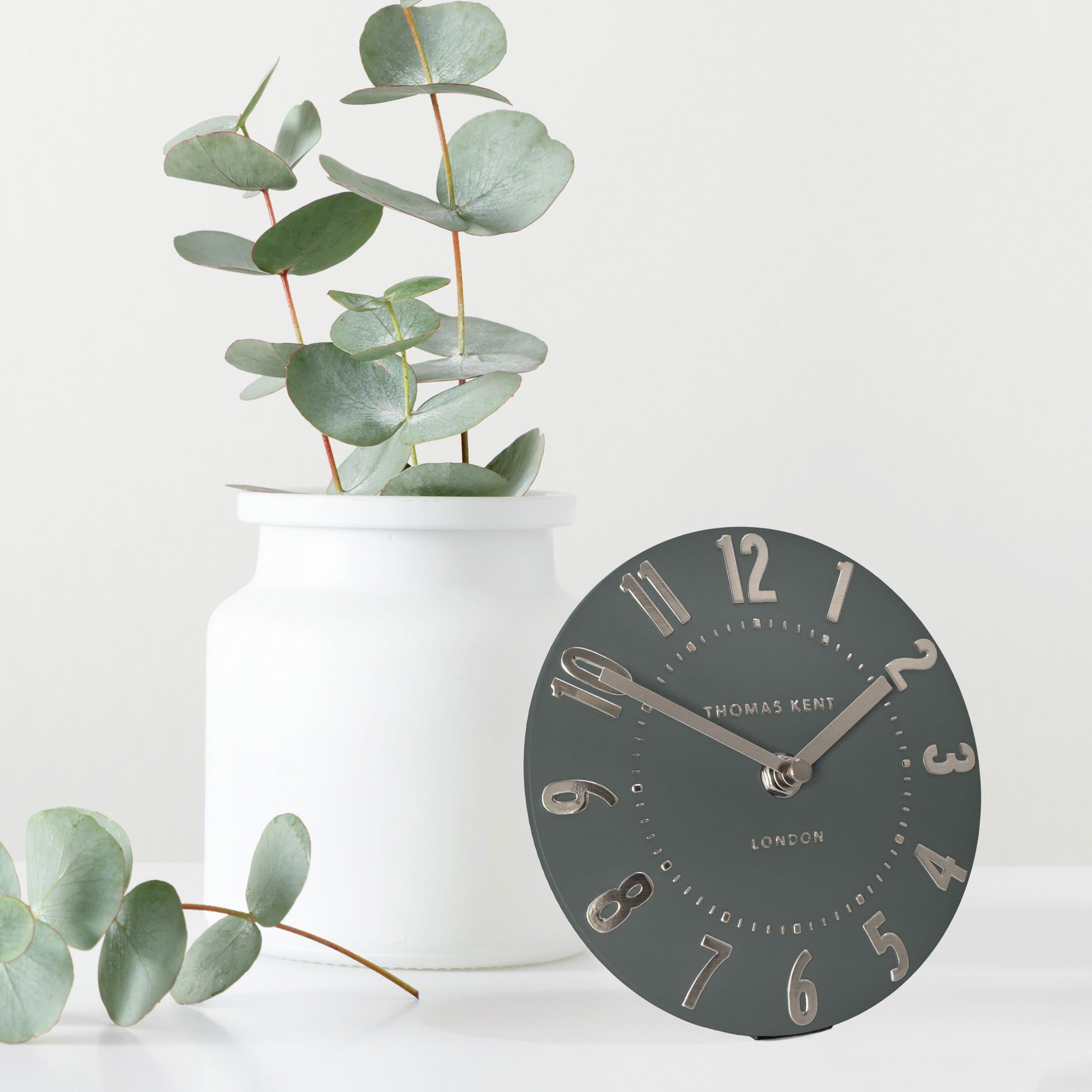Mulberry Mantel Clock in Olive Green - Olive Green