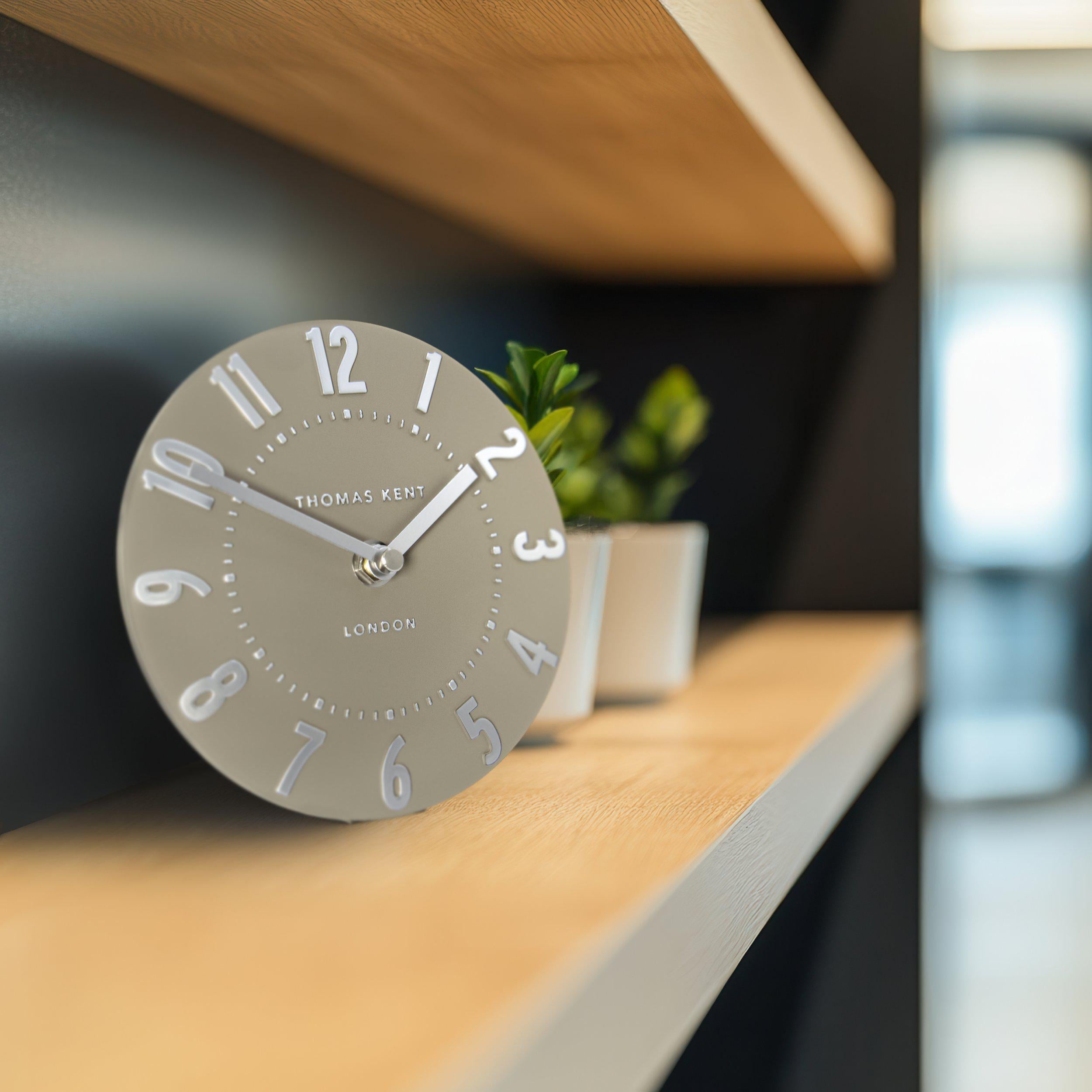 Mulberry Mantel Clock in Mocha - Mocha