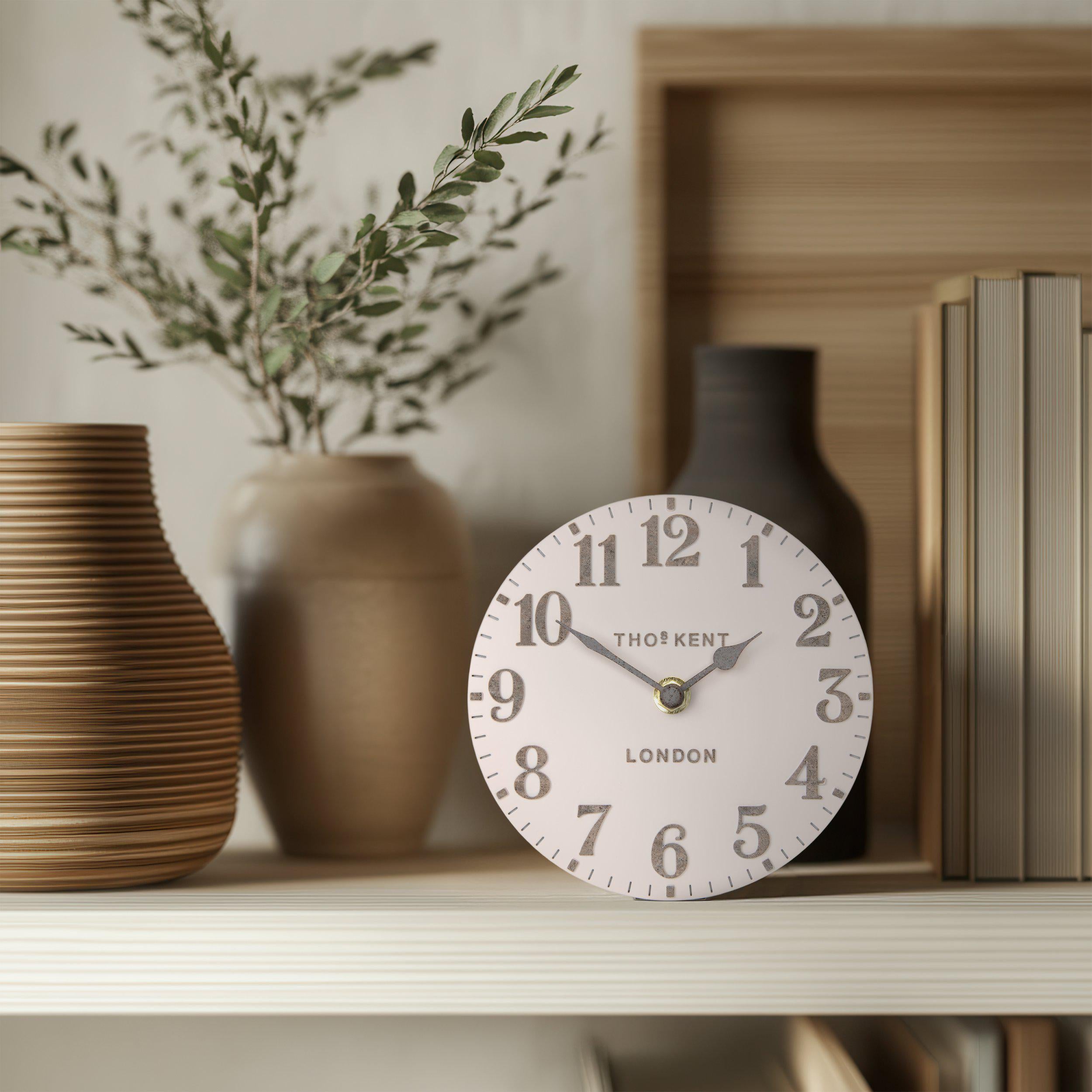 Arabic Mantel Clock in Pink - Pink