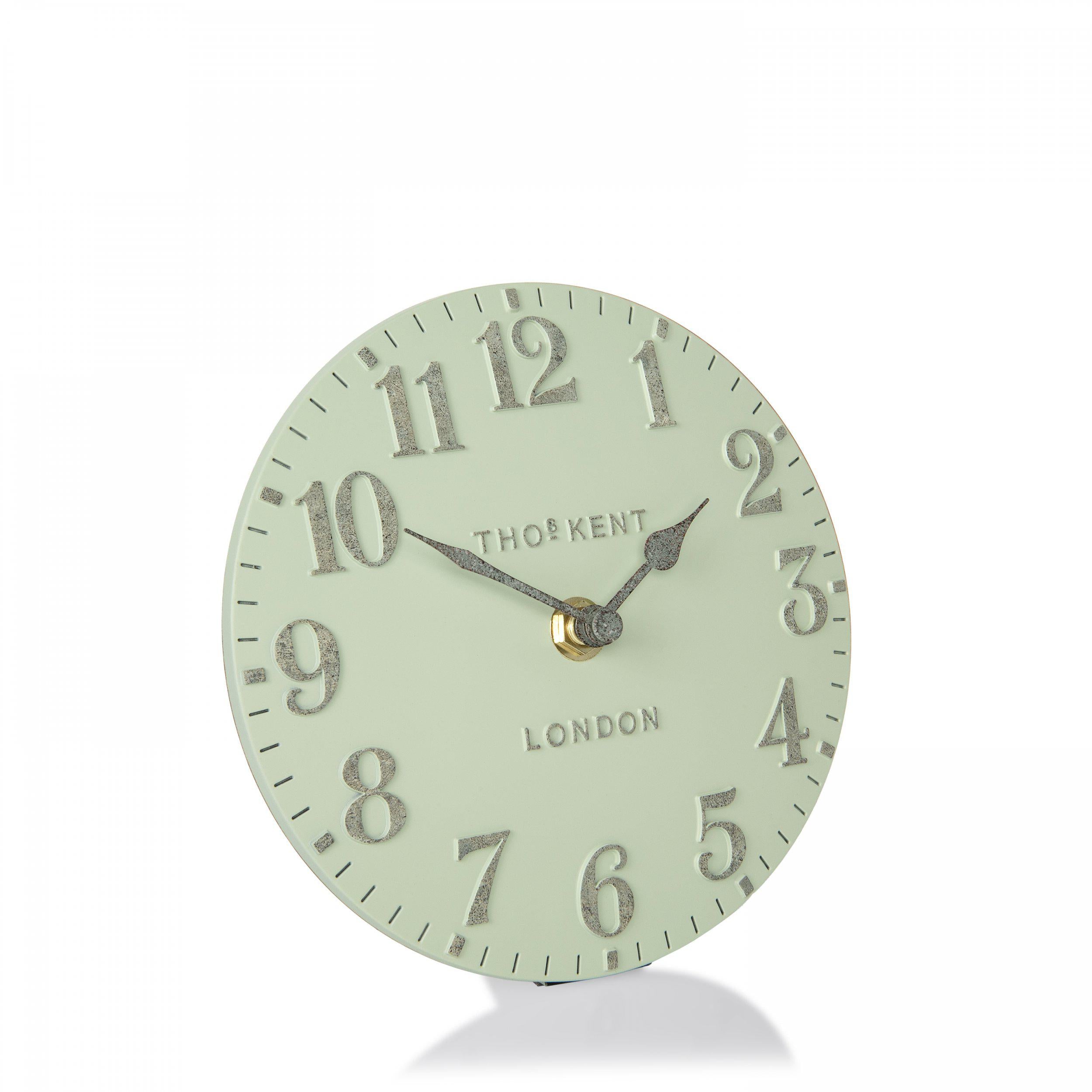 Arabic Mantel Clock in Pearl Green - Pearl Green