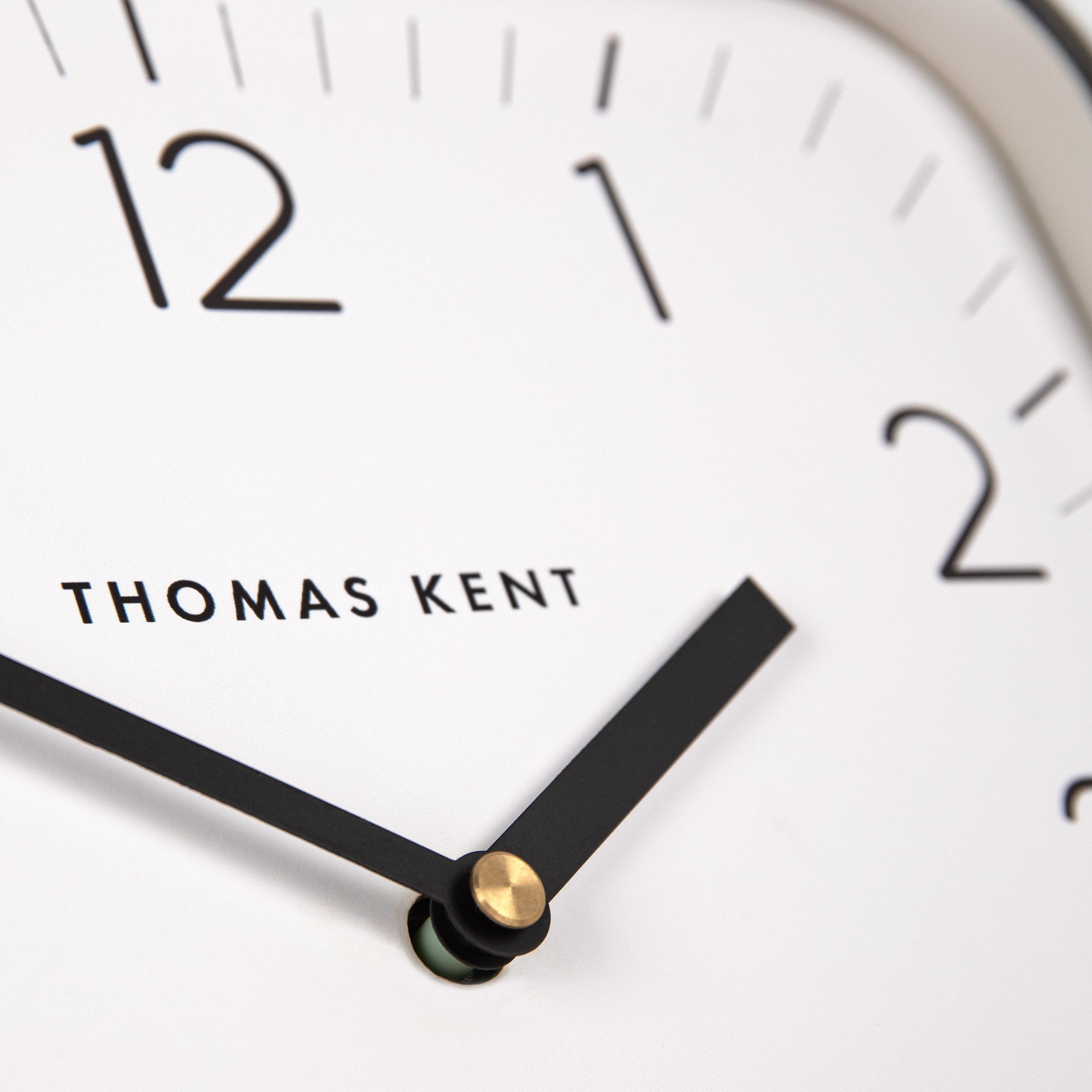 Nova Wall Clock in Charcoal - Charcoal
