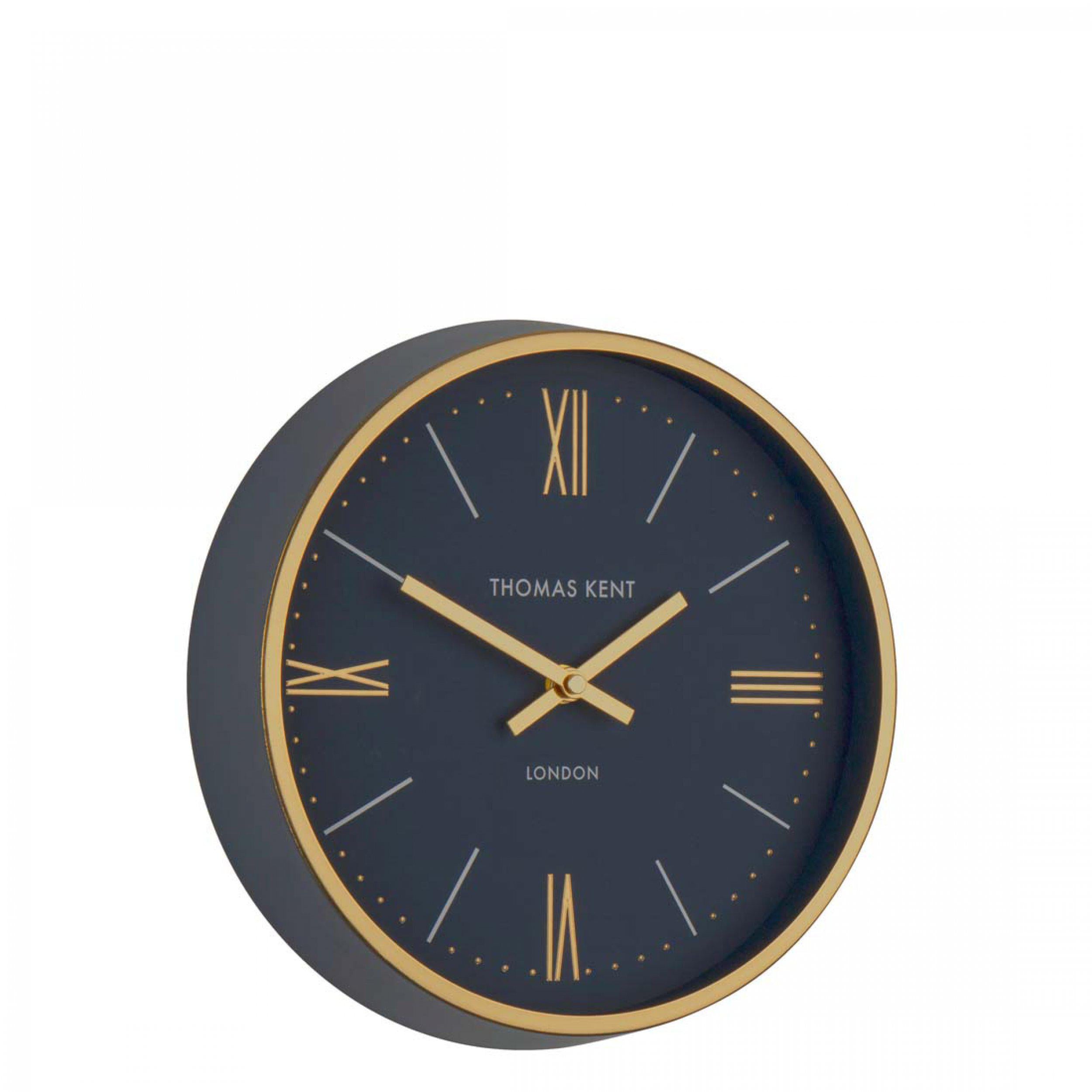 Hampton Wall Clock in Navy - Navy