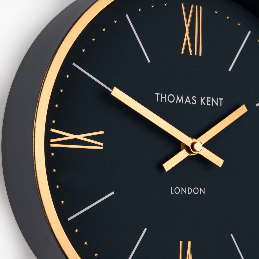 Hampton Wall Clock in Navy - Navy