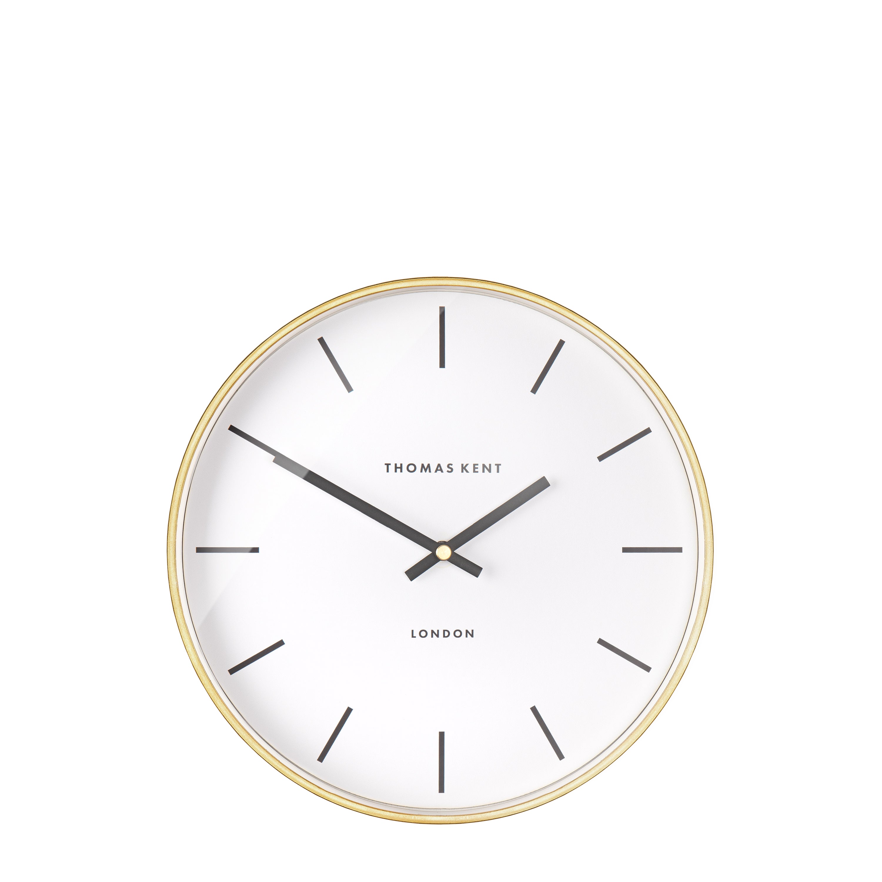 Quinn Wall Clock in Gold - Gold
