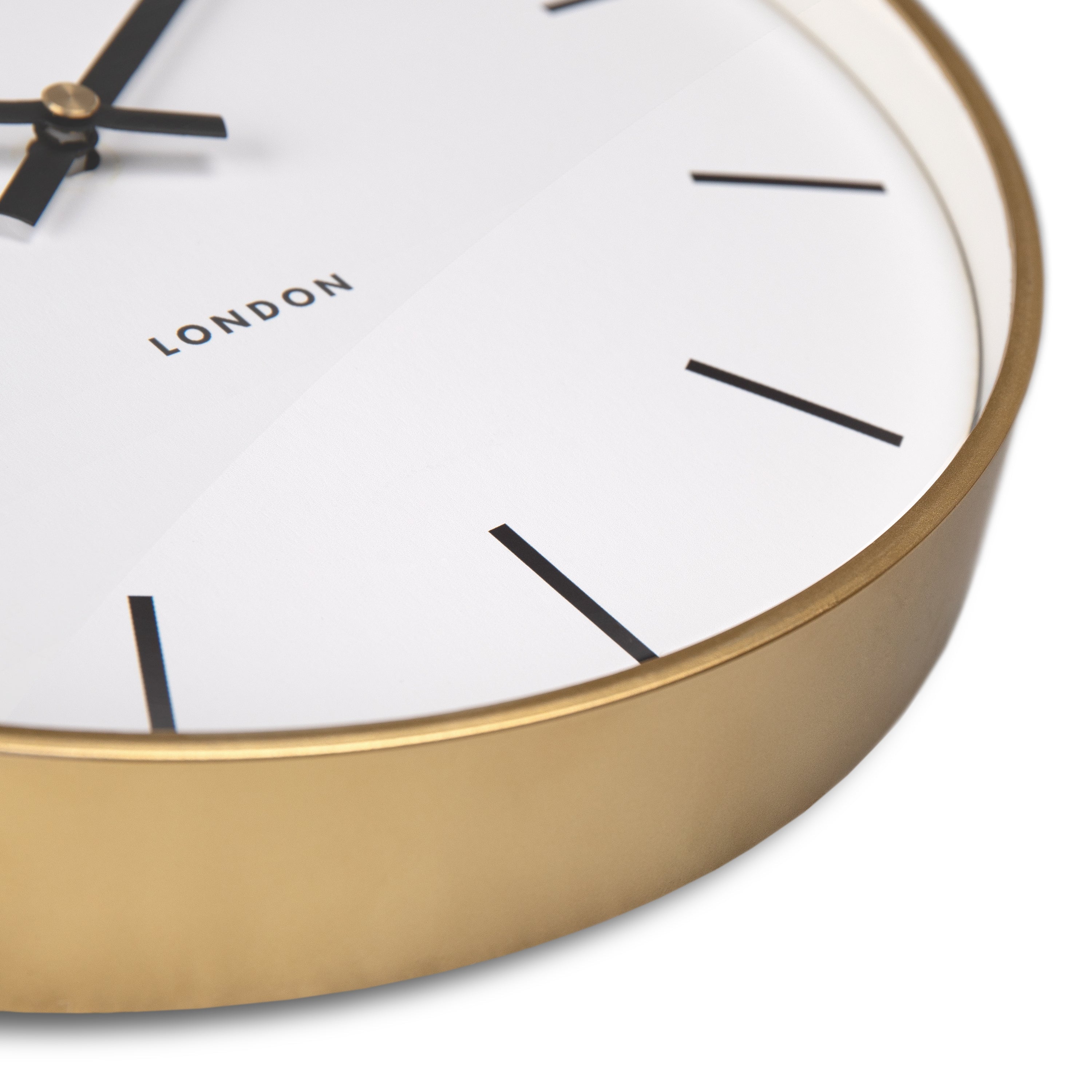 Quinn Wall Clock in Gold