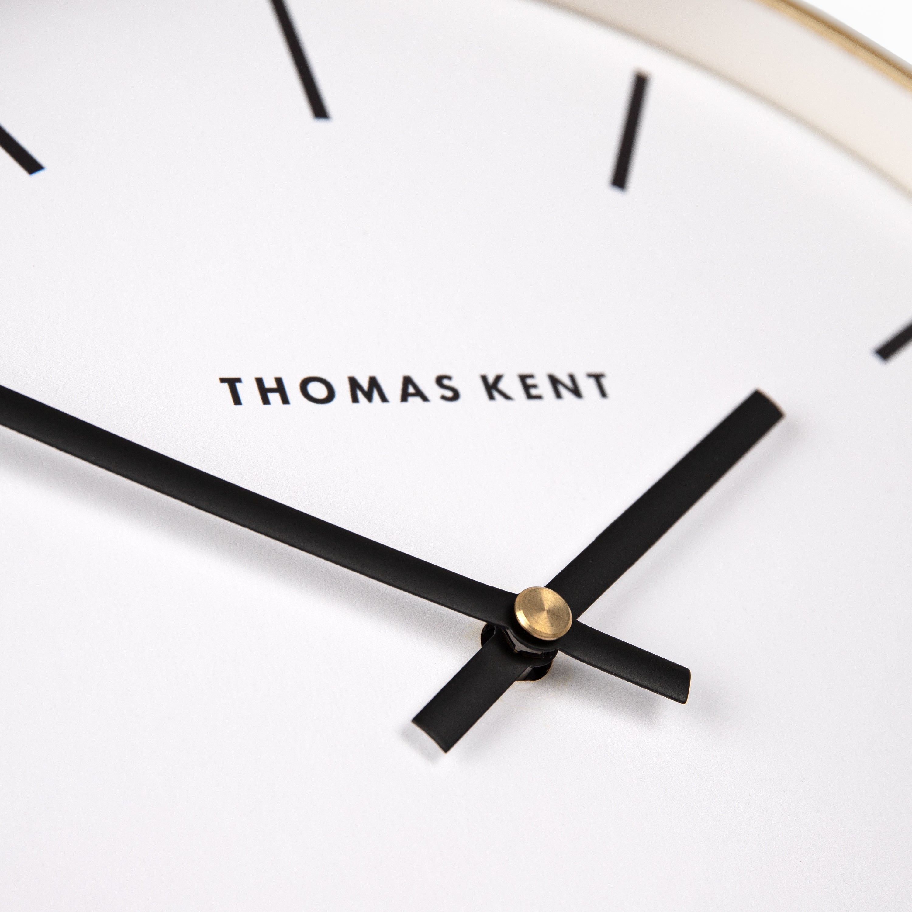 Quinn Wall Clock in Gold