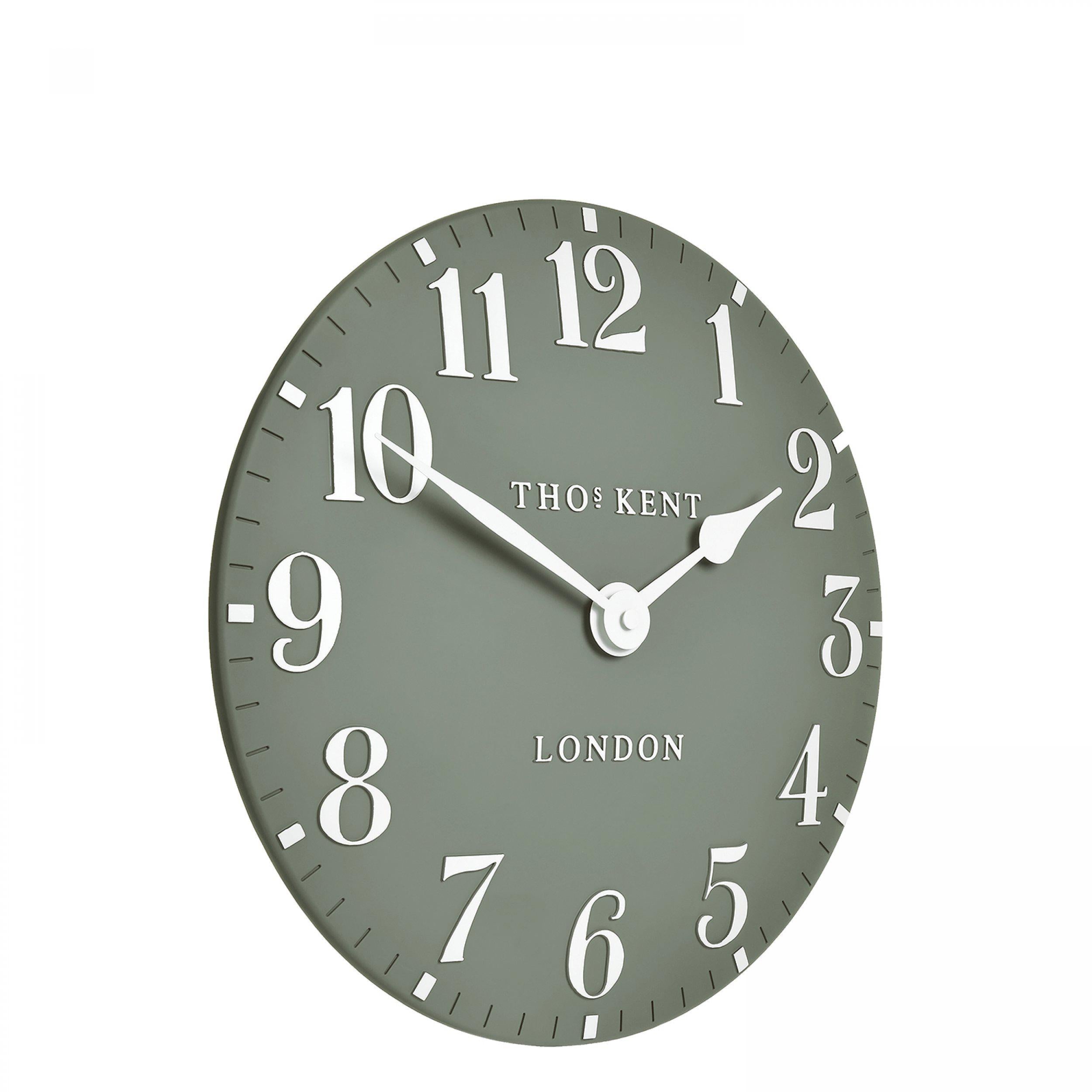 Arabic Wall Clock in Seagrass - Seagrass