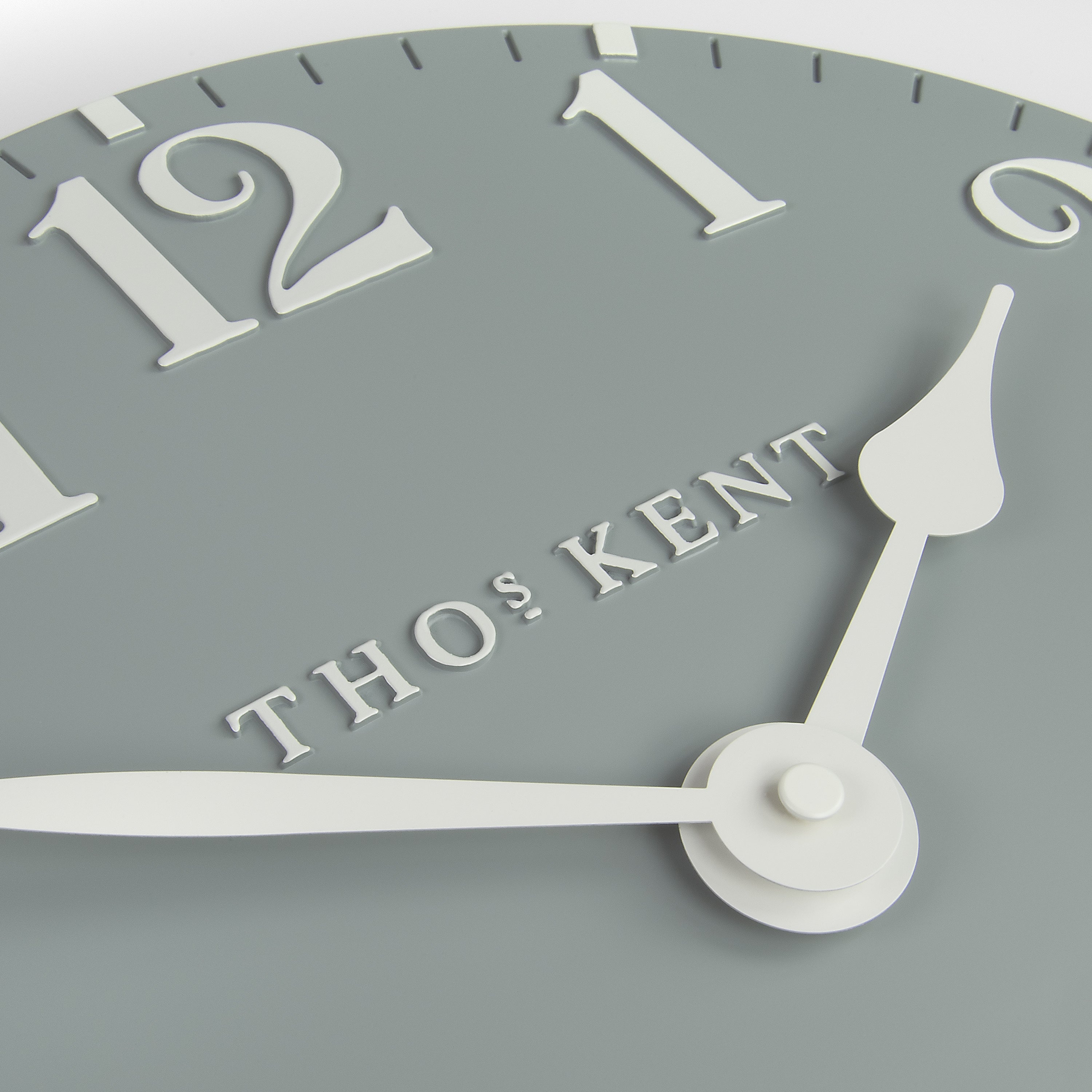 Arabic Wall Clock in Flax Blue - Flax Blue