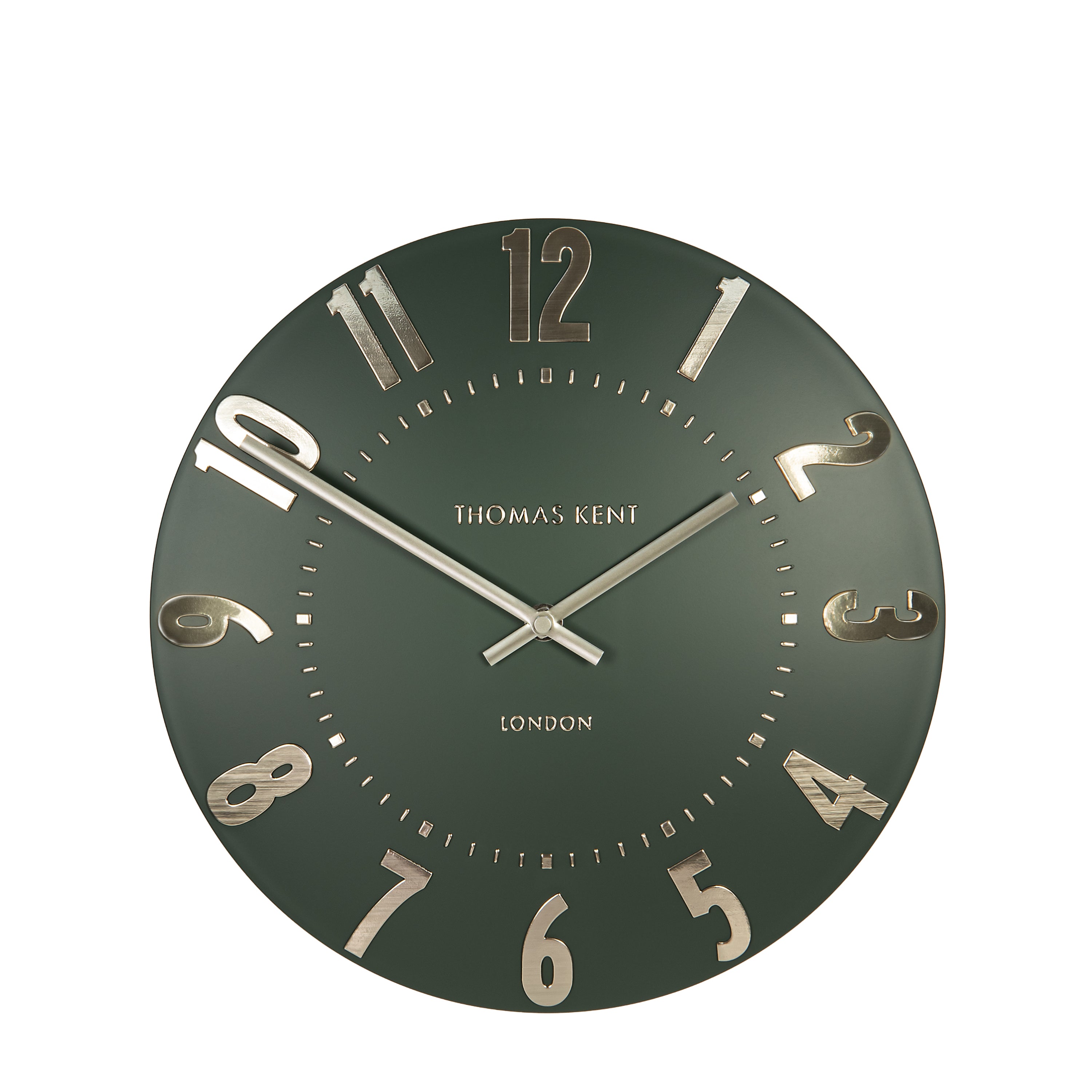 Mulberry Wall Clock in Olive Green - Olive Green