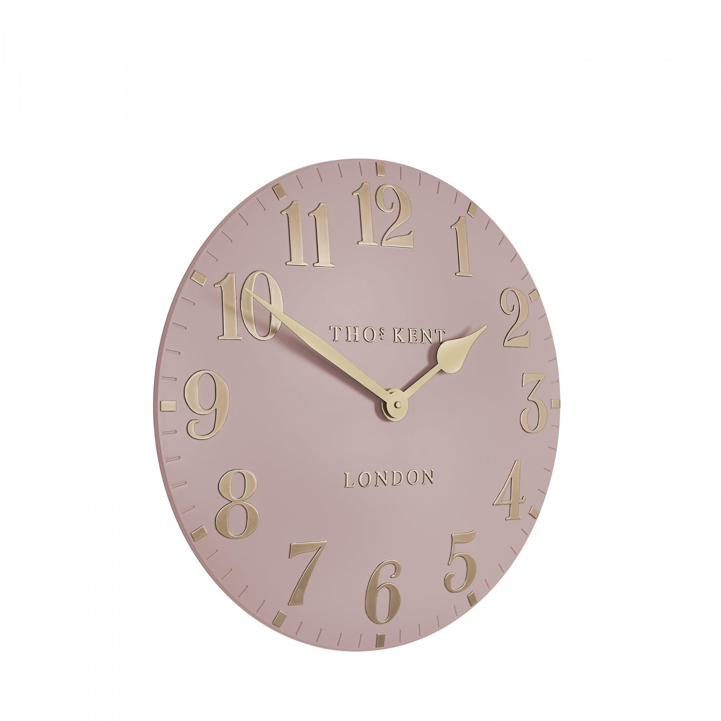 Arabic Wall Clock in Blush Pink - Blush Pink