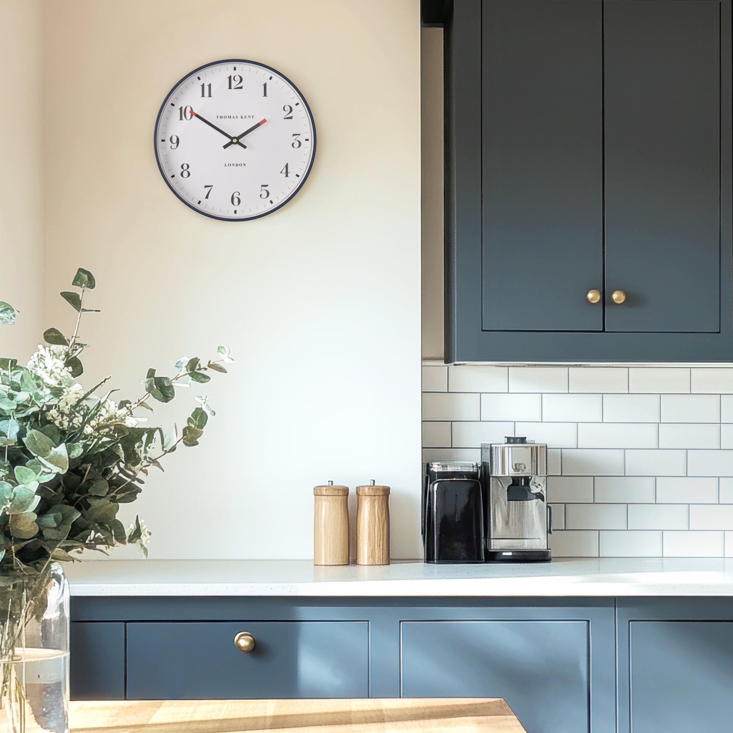 Sutton Wall Clock in Navy - Sutton Navy