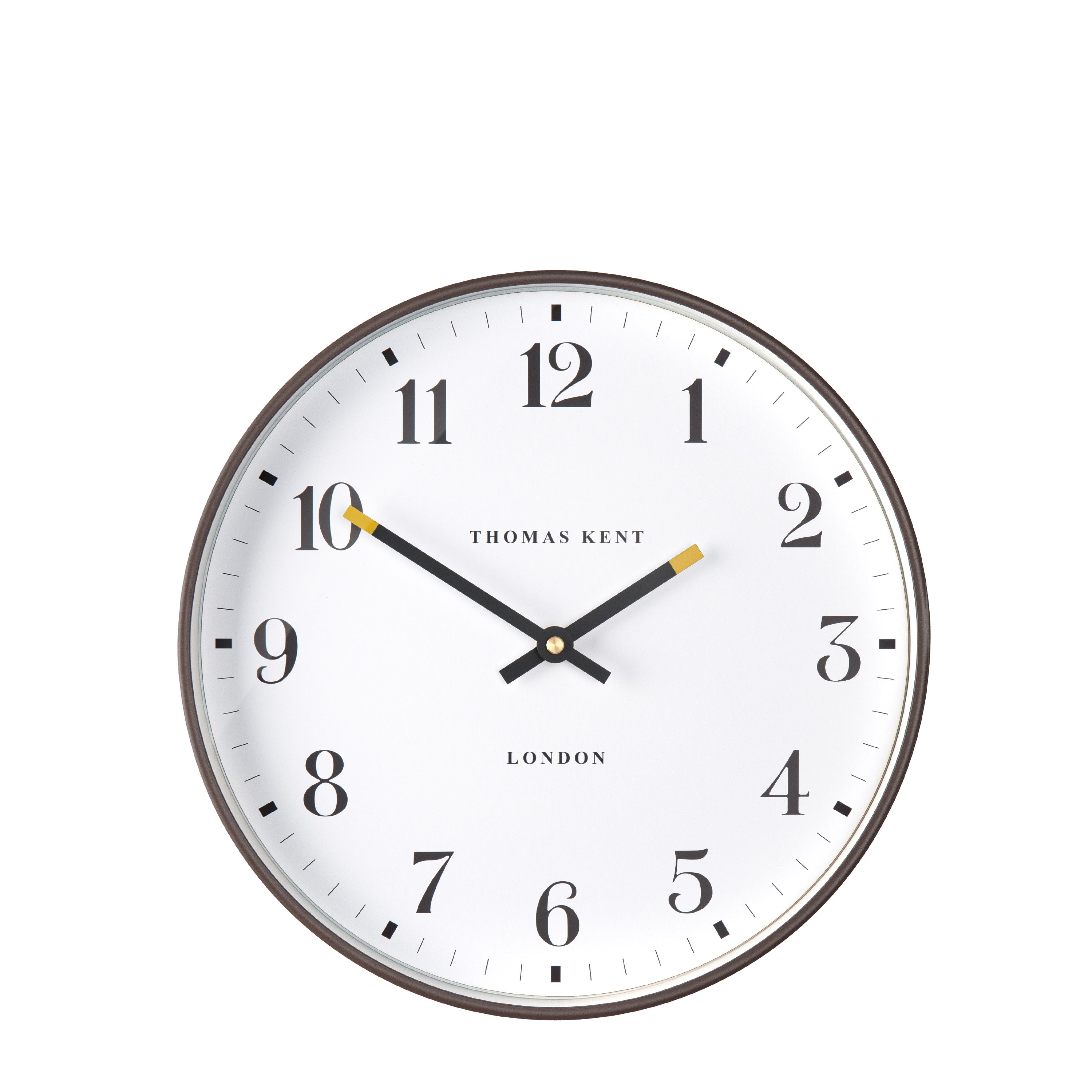 Sutton Wall Clock in Mocha - Sutton Mocha