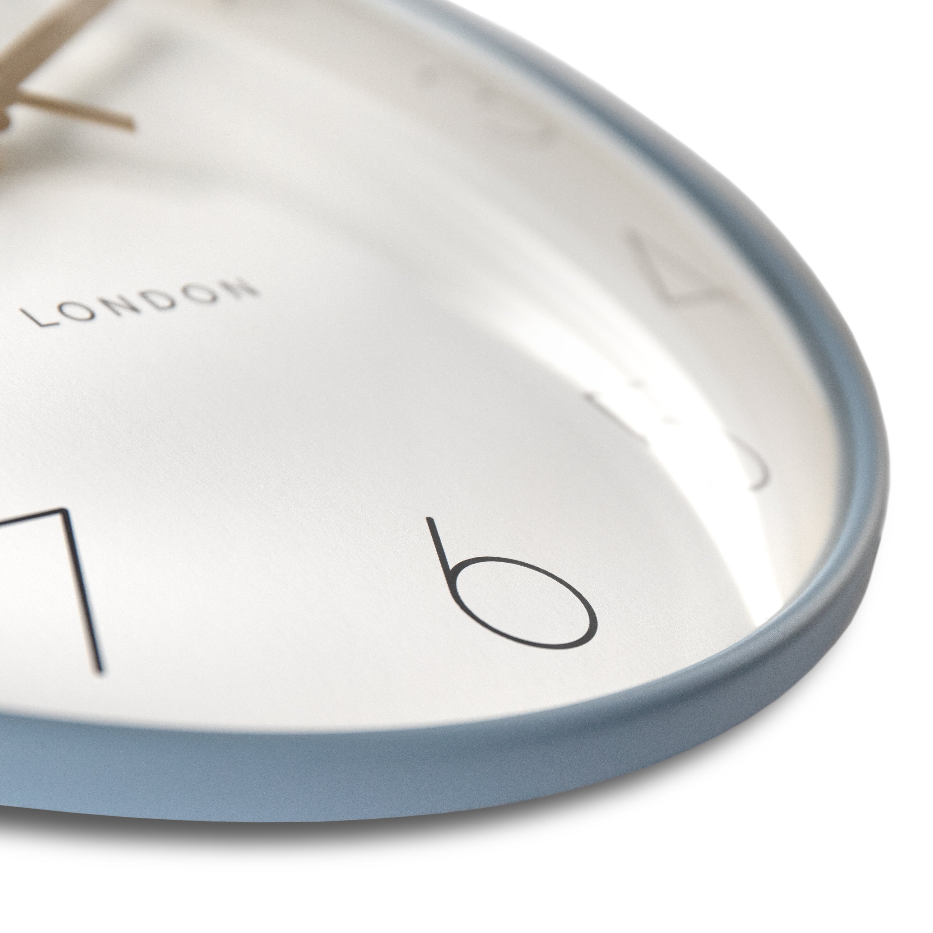 Ozzy Wall Clock in Dusty Blue - Light Dusty Blue