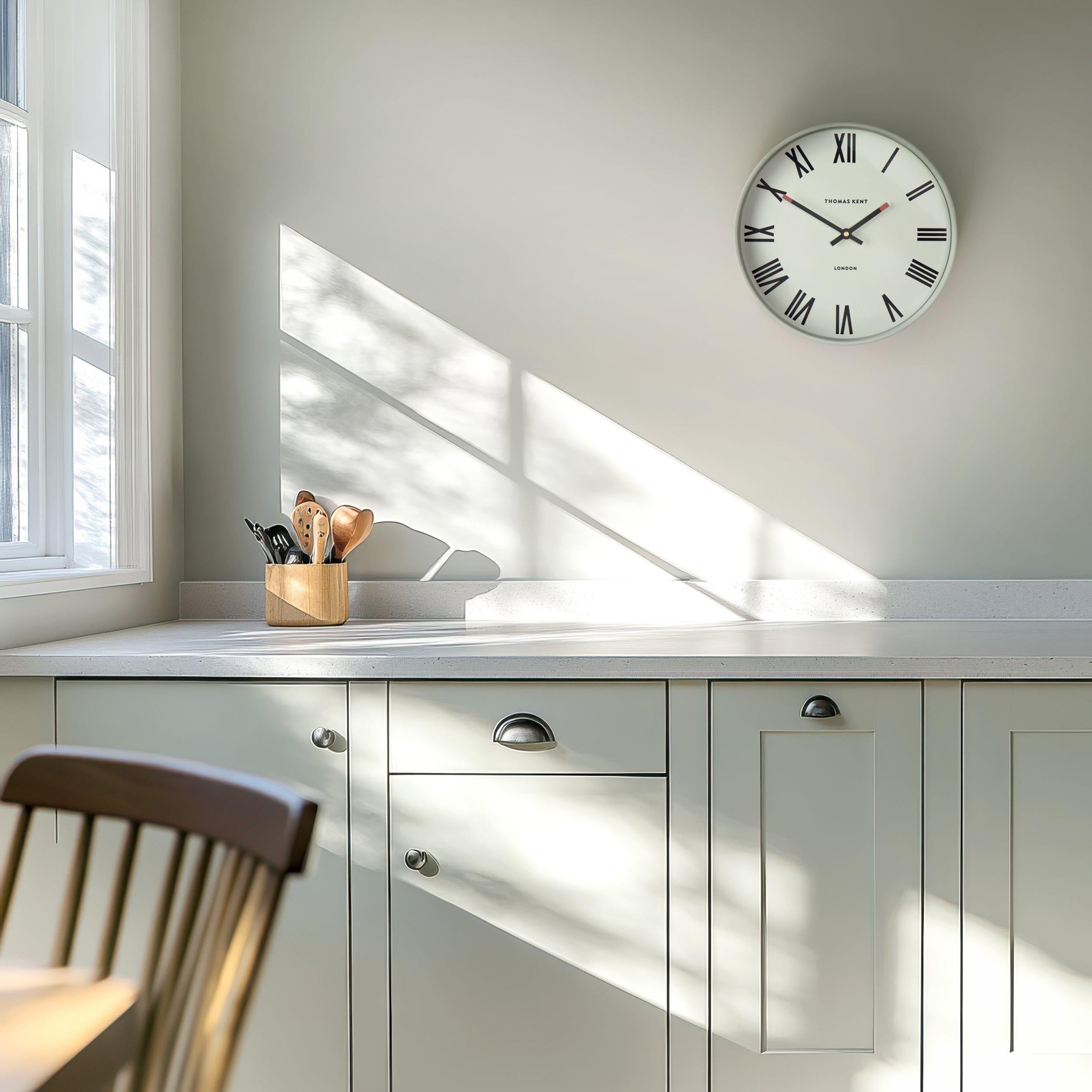 Comet Wall Clock in Taupe - Comet Taupe