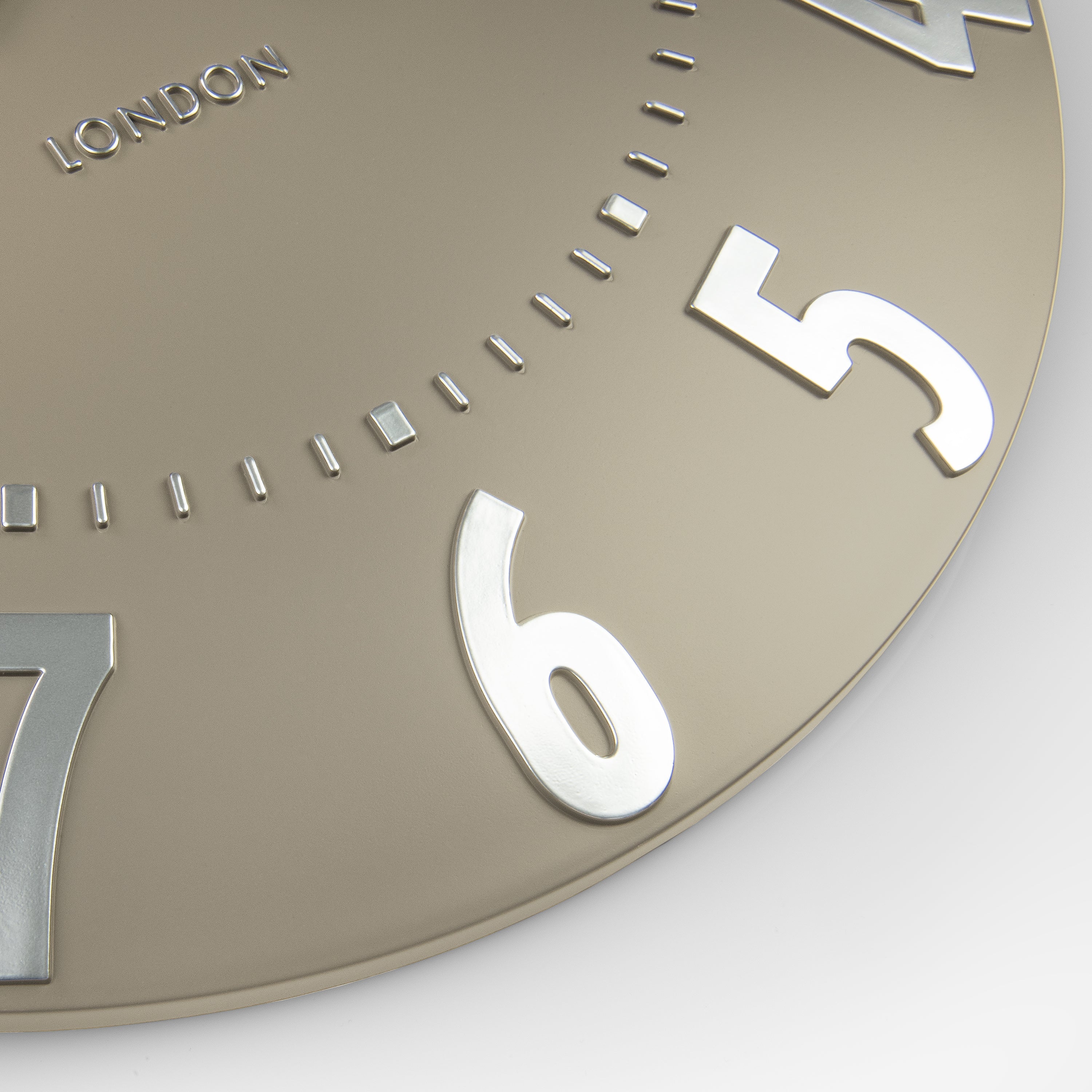 Mulberry Wall Clock in Mocha - Mocha