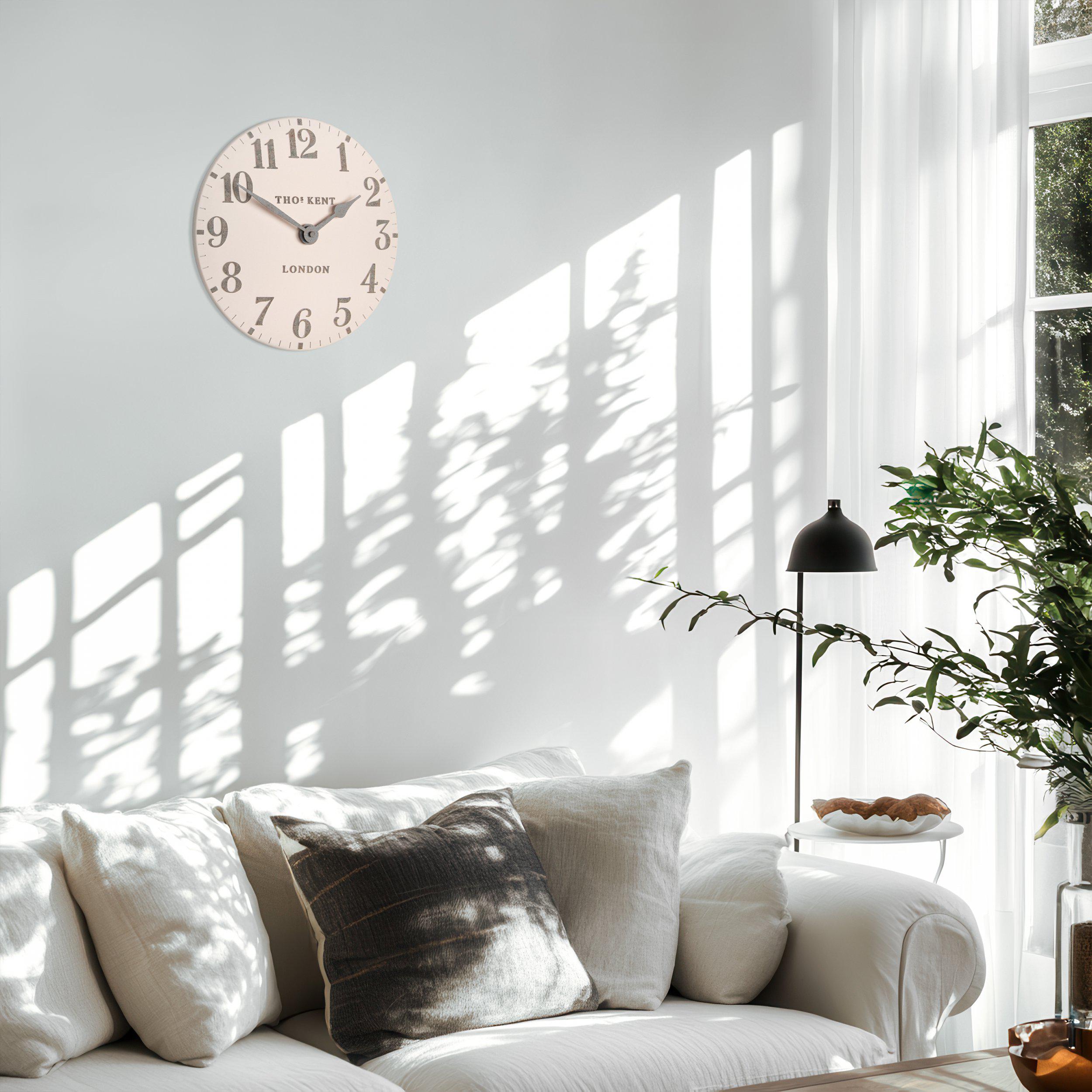 Arabic Wall Clock in Blush Pink - Blush Pink