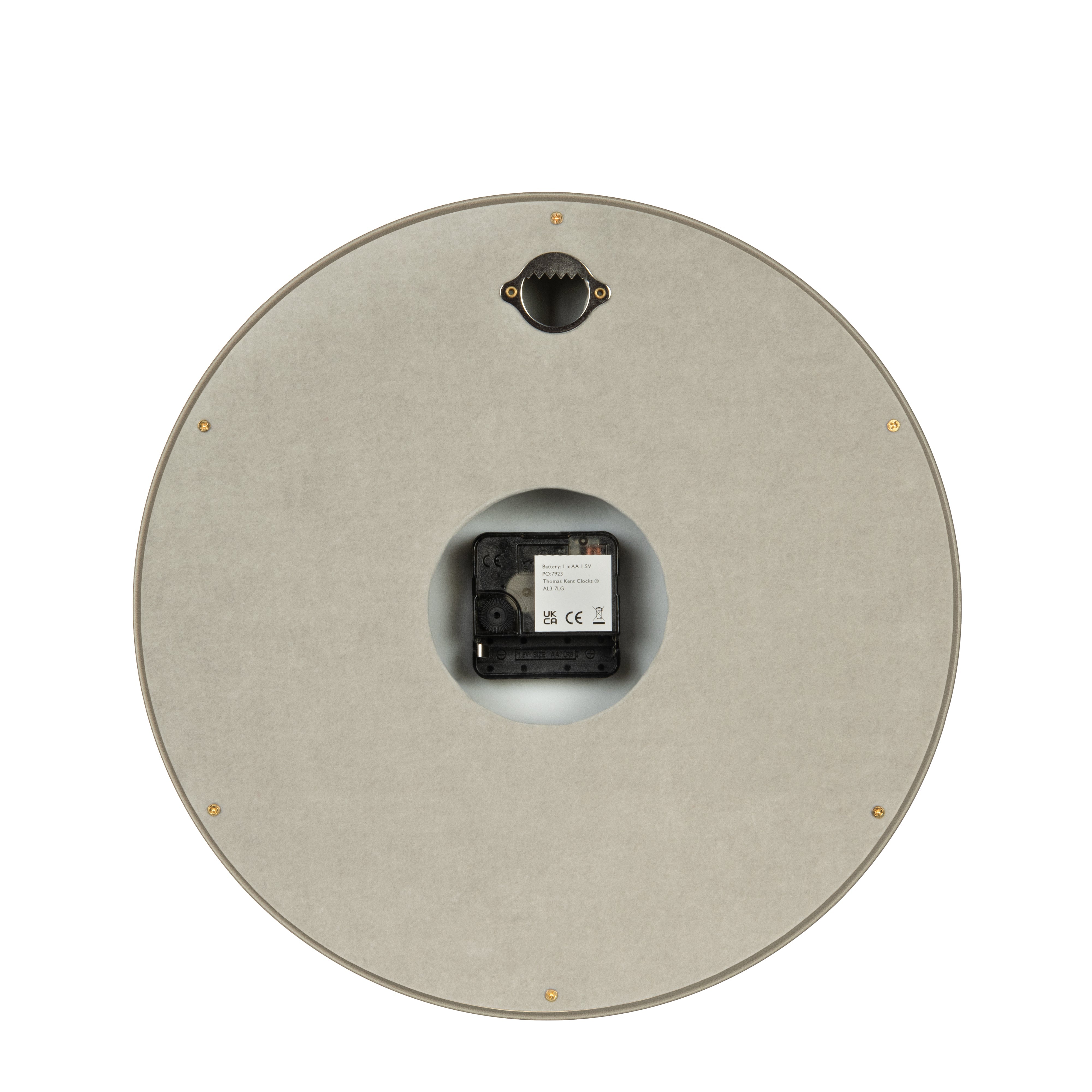 Osprey Wall Clock in Taupe Grey