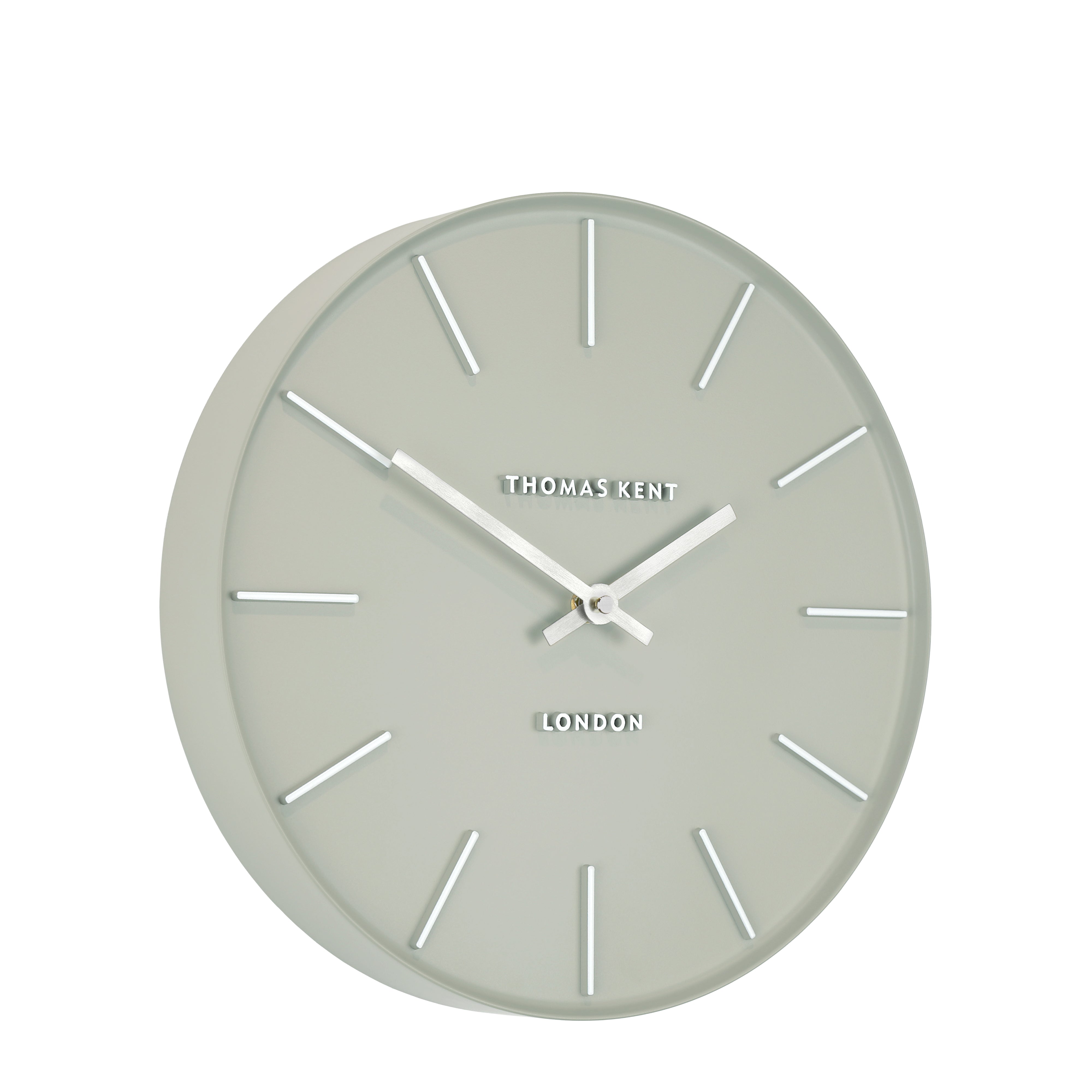 Osprey Wall Clock in Smoke Grey - grey
