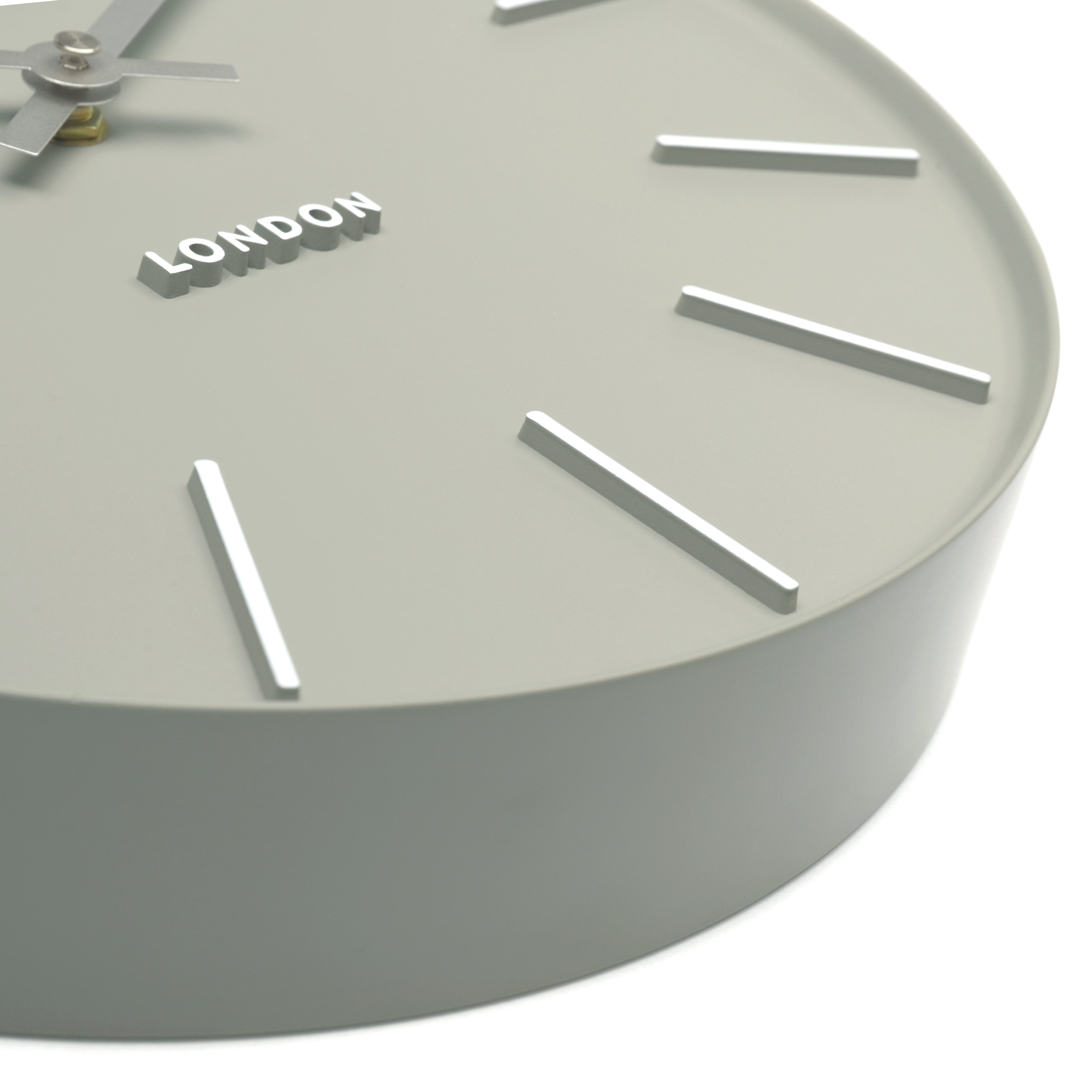 Osprey Wall Clock in Smoke Grey