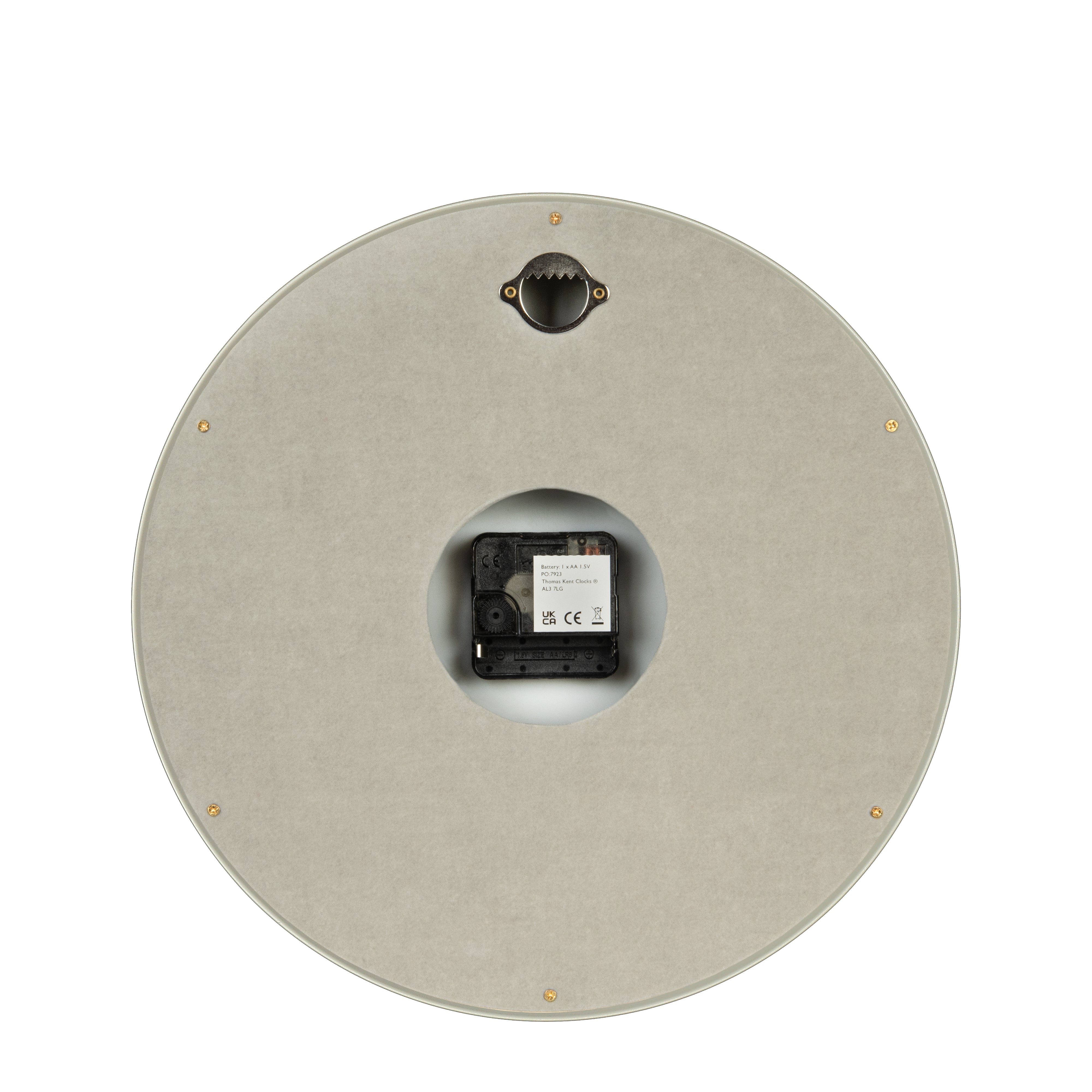 Osprey Wall Clock in Smoke Grey