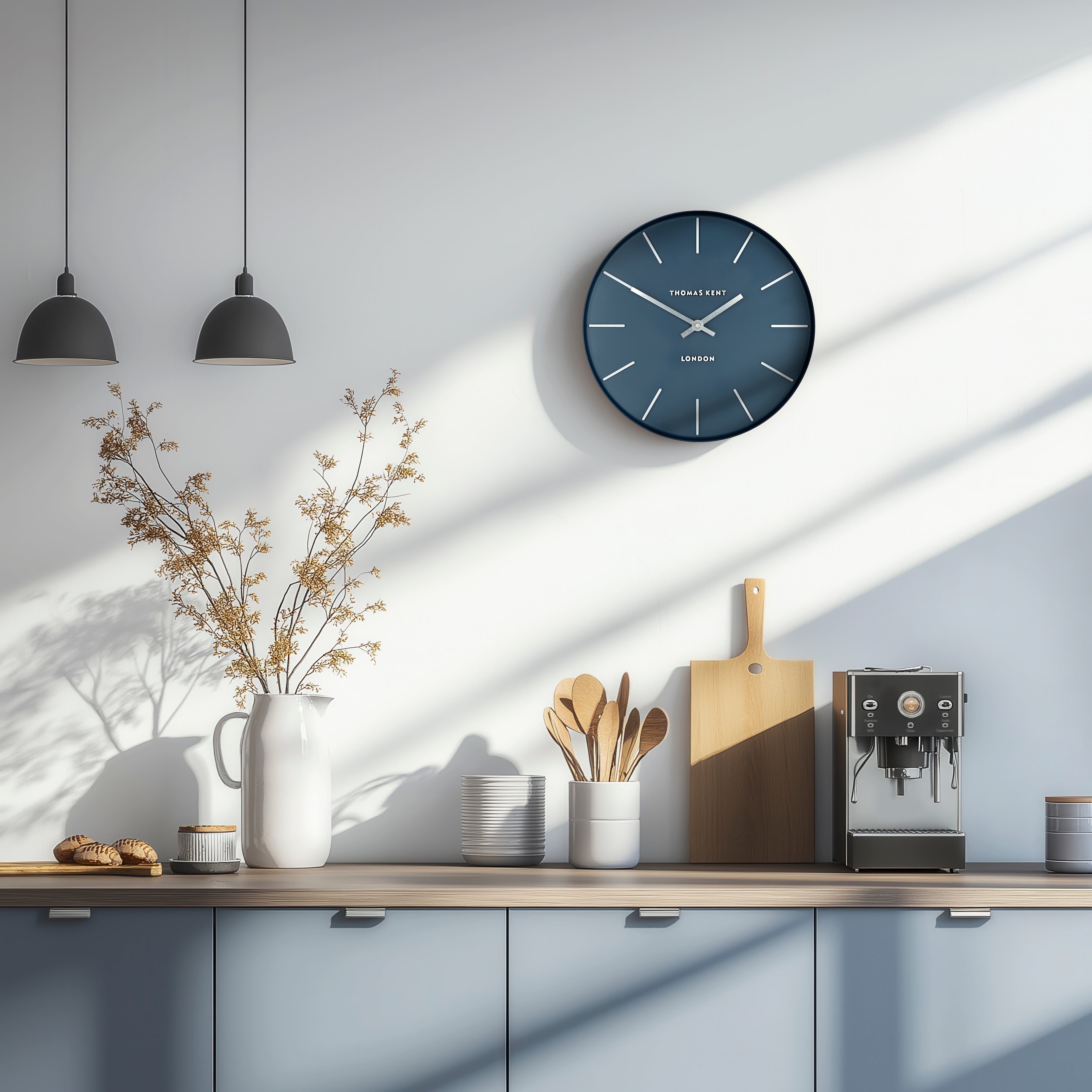 Osprey Wall Clock in Midnight Blue