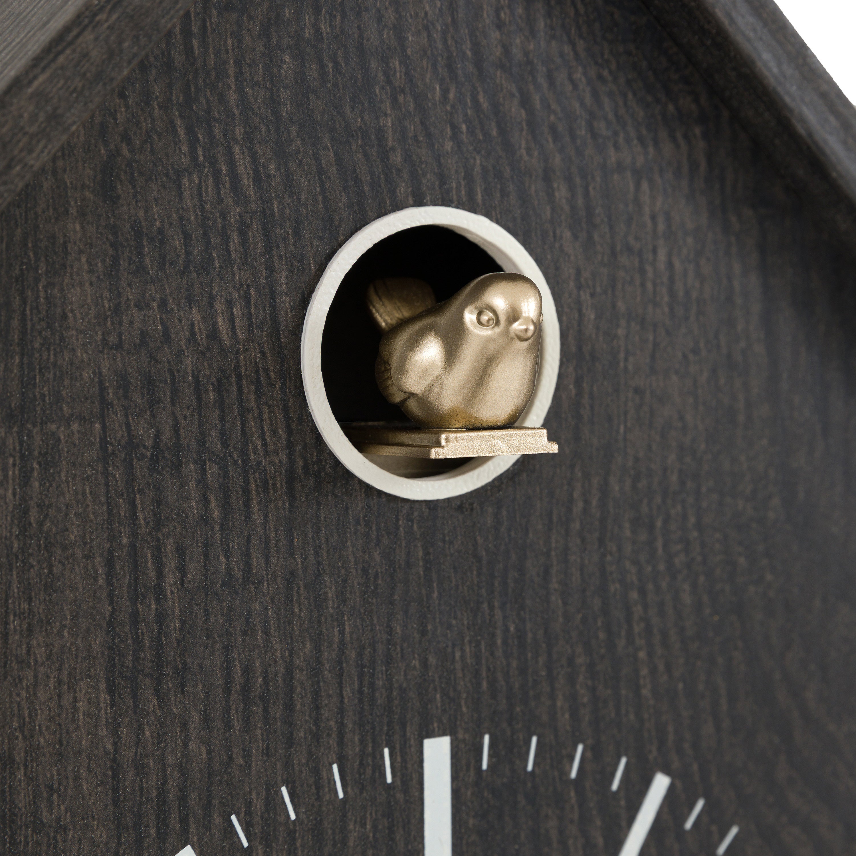 Cuckoo Wall Clock in Charcoal