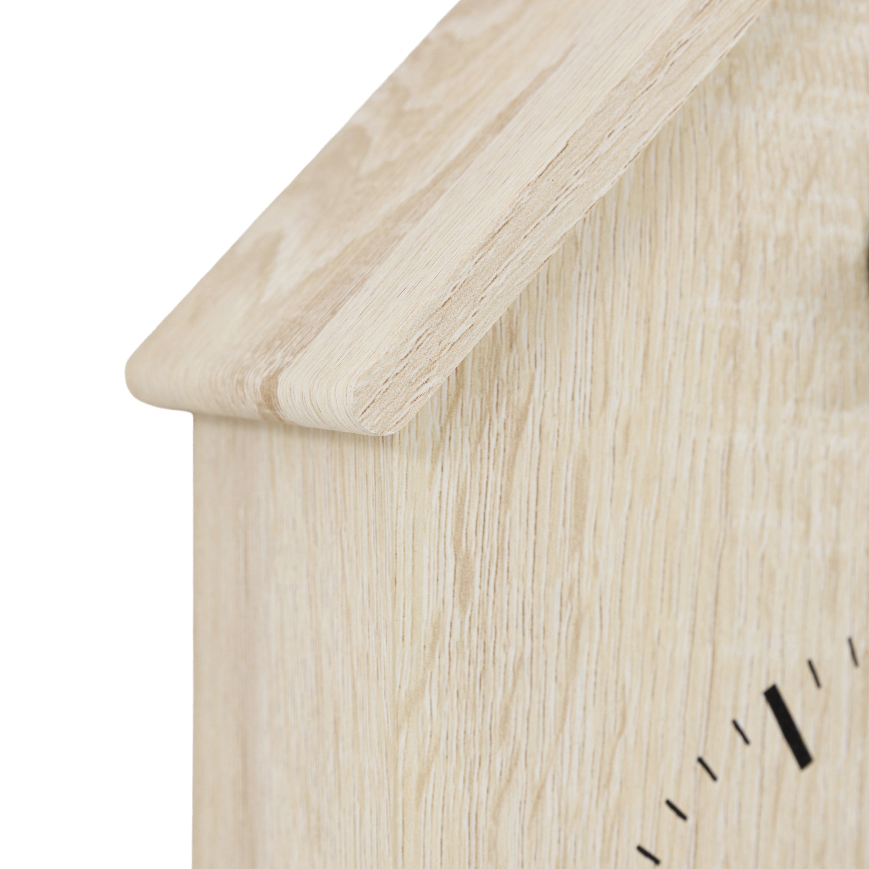 Cuckoo Wall Clock in Washed Oak