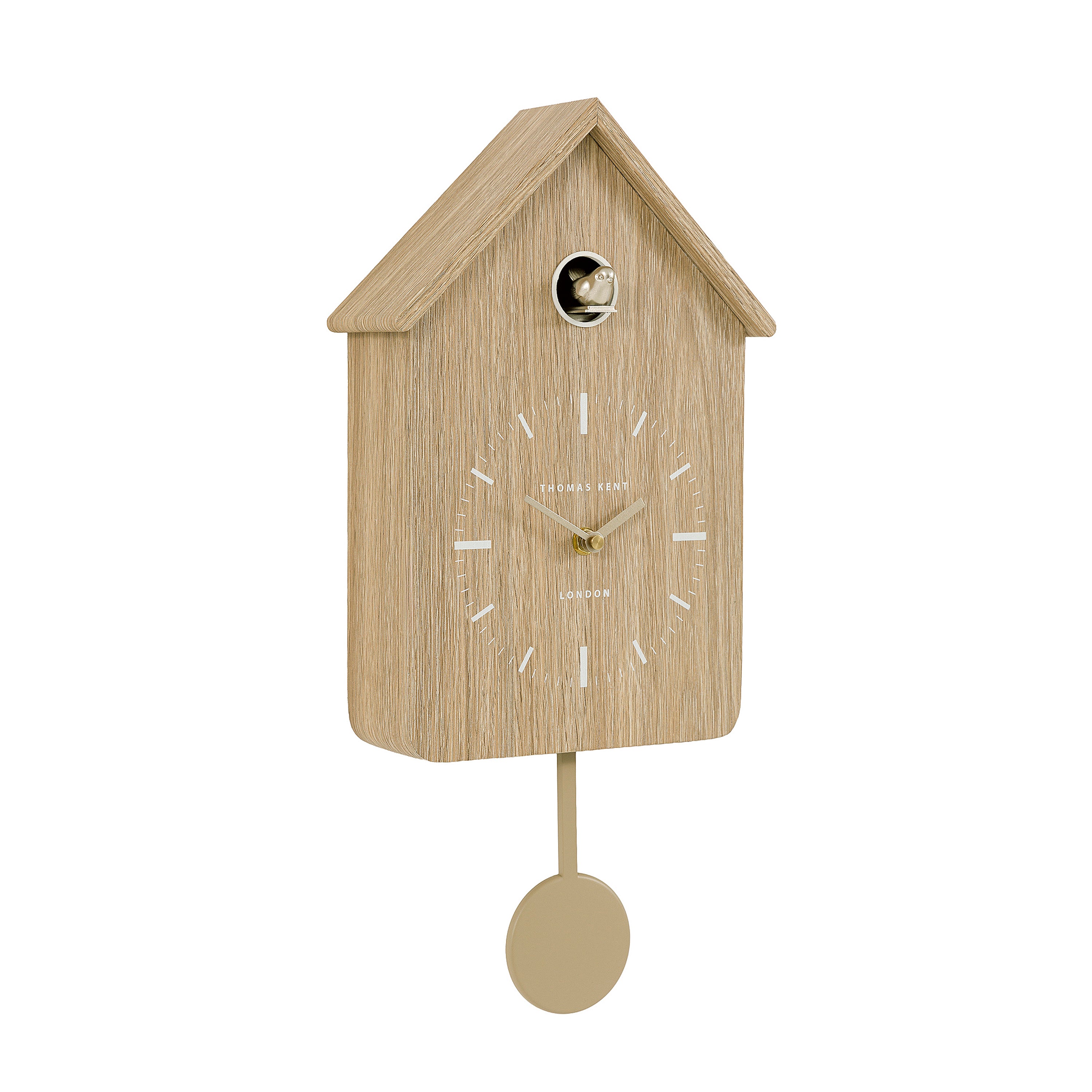 Cuckoo Wall Clock in Oak