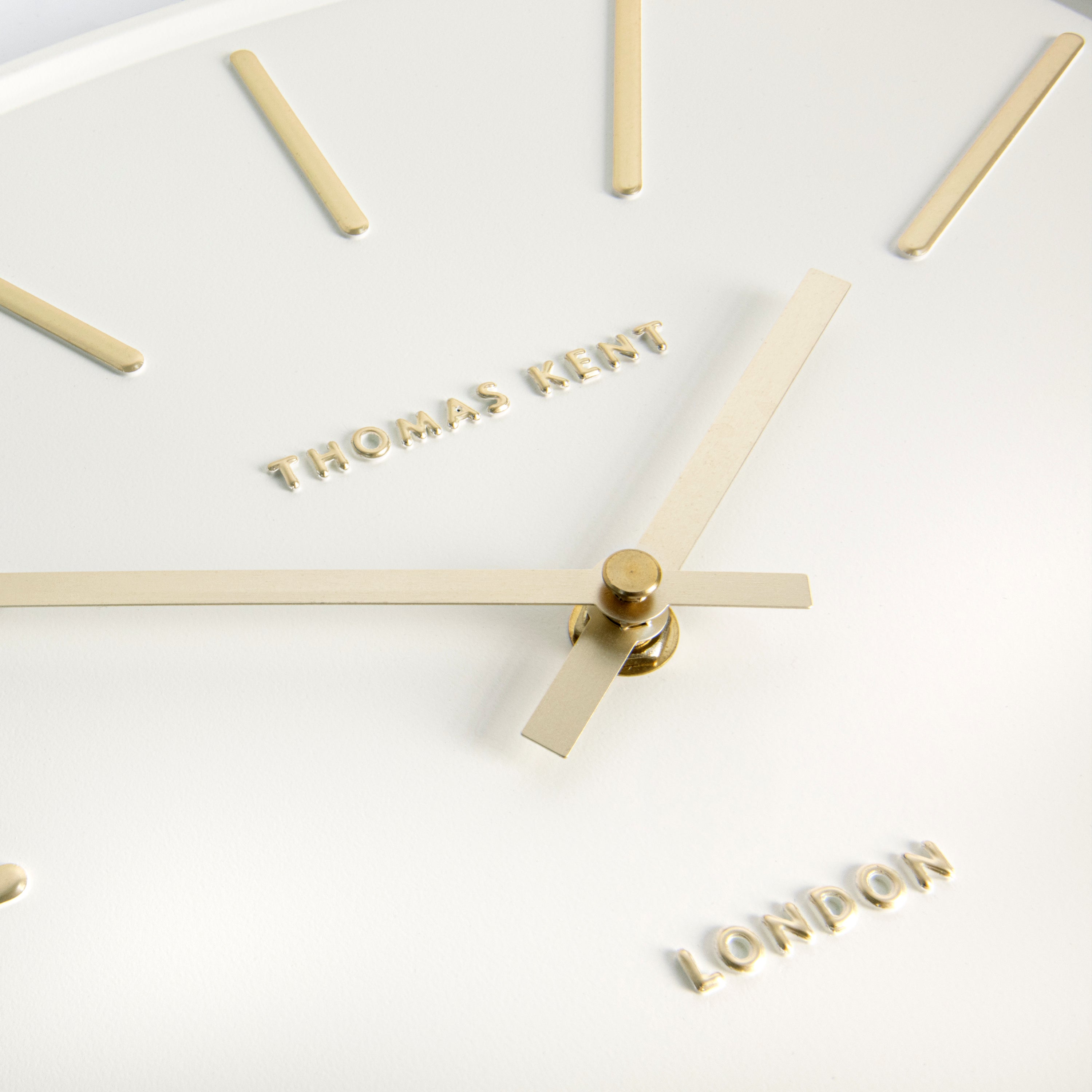 Bistro Wall Clock in Vanilla