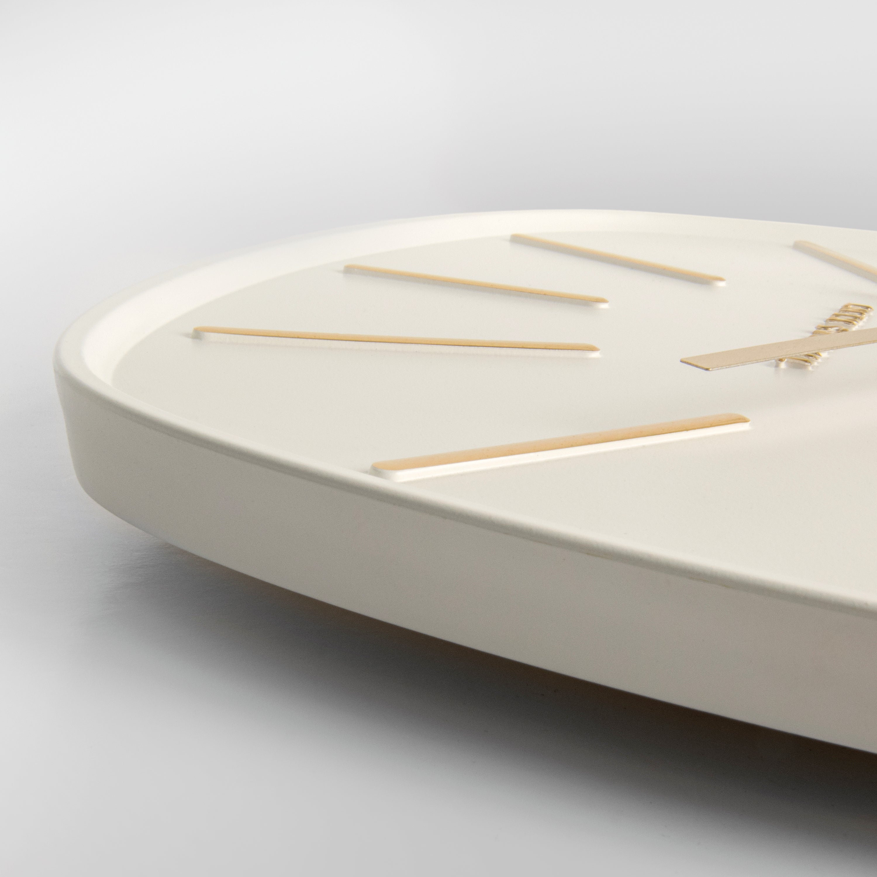 Bistro Wall Clock in Vanilla