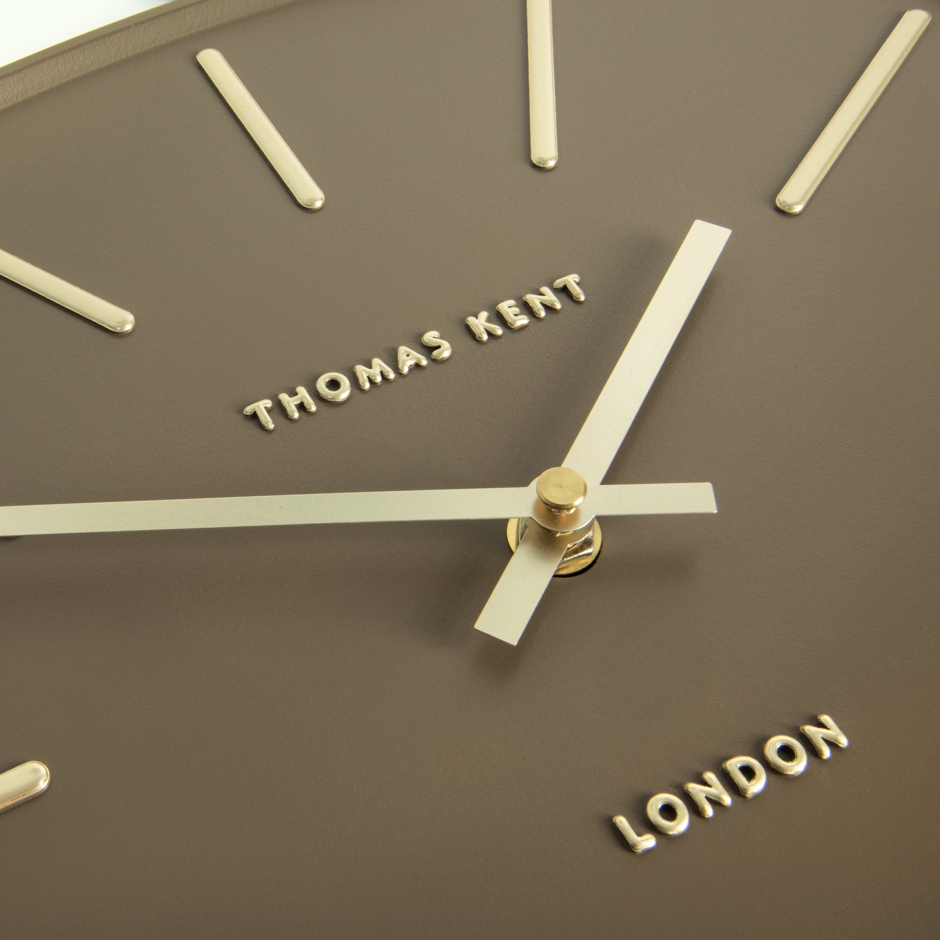 Bistro Wall Clock in Mocha