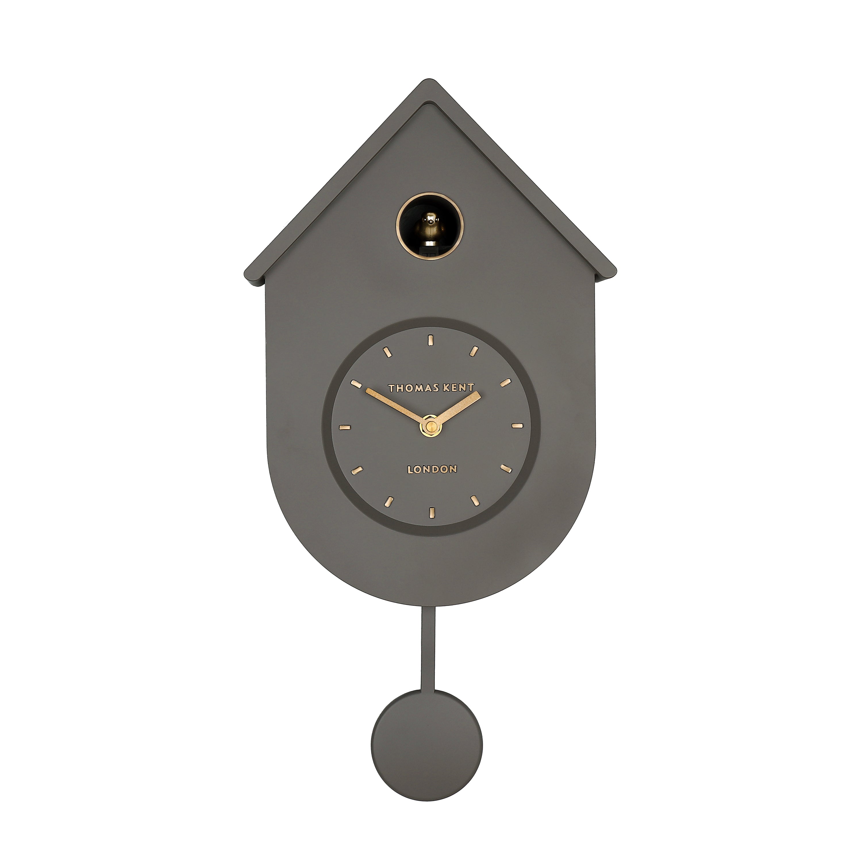Cuckoo Wall Clock in Taupe Grey - Taupe Grey