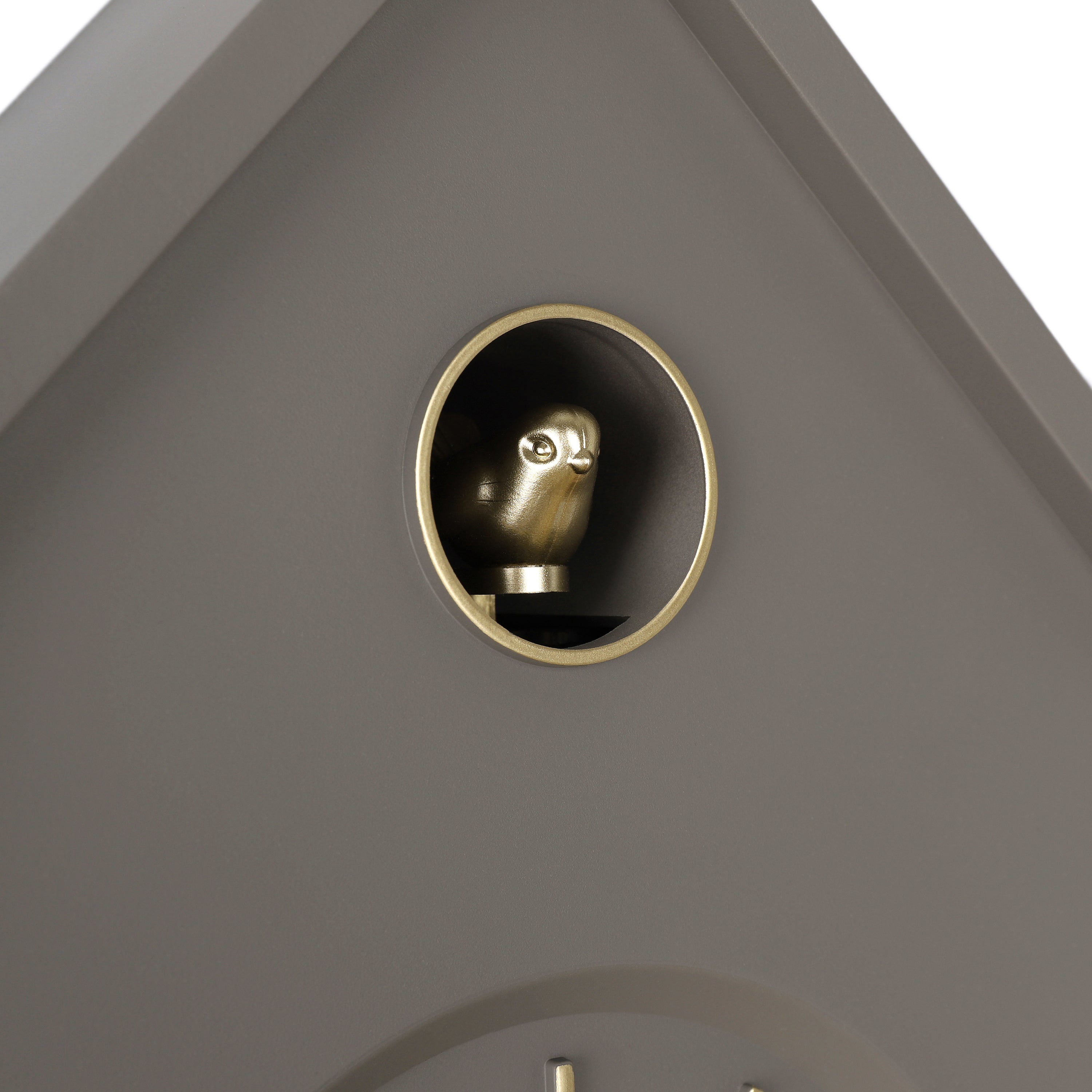 Cuckoo Wall Clock in Taupe Grey - Taupe Grey