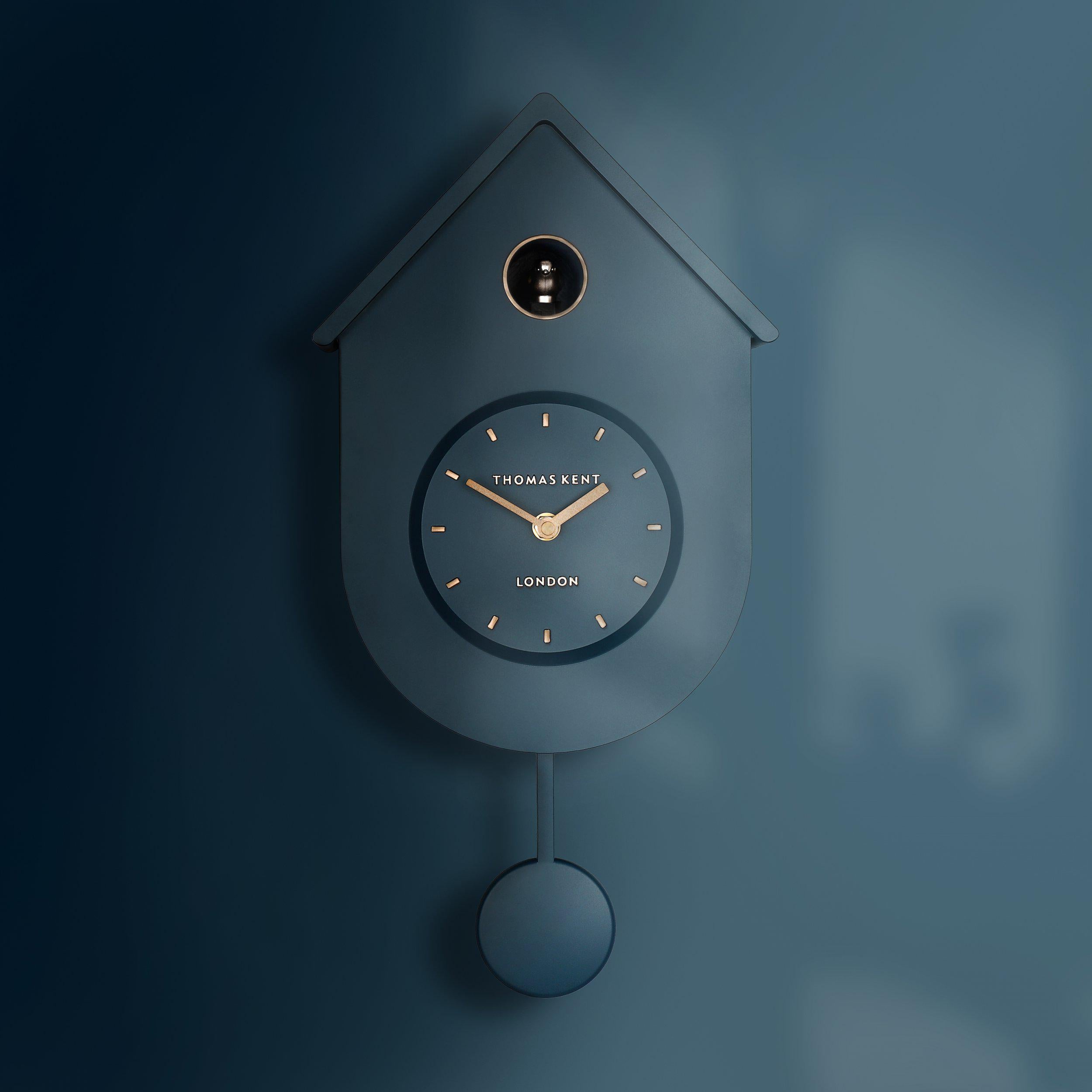 Cuckoo Wall Clock in Navy - Navy