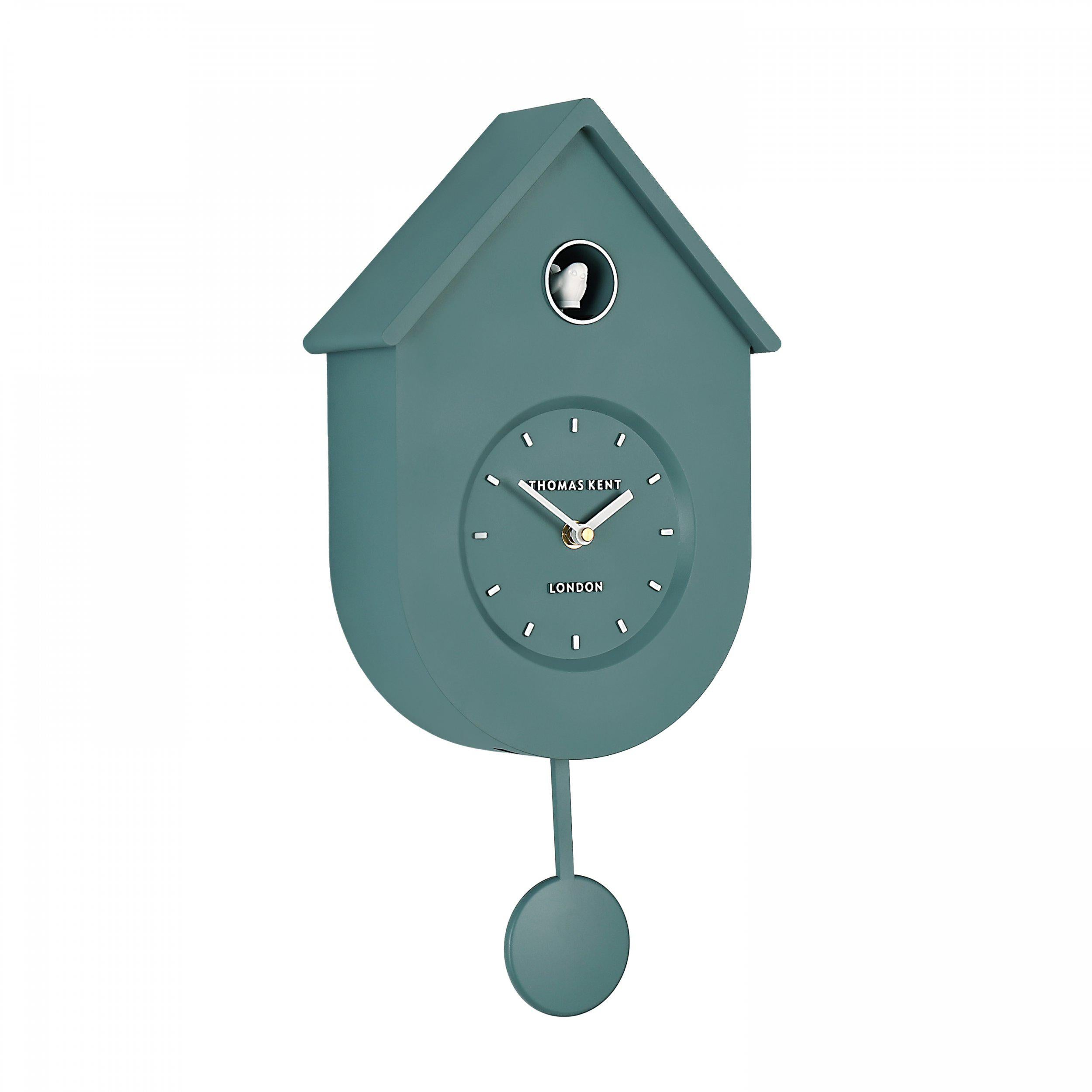 Cuckoo Wall Clock in Dark Aquamarine - Dark Aquamarine