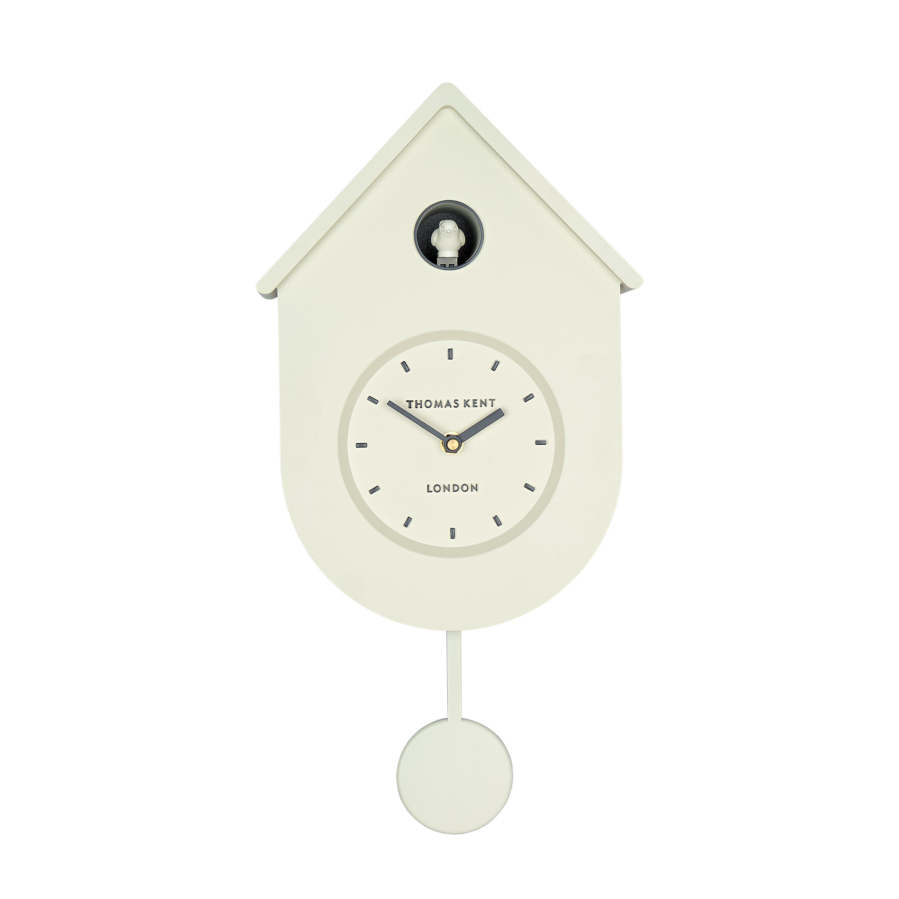 Cuckoo Wall Clock in Milk White - Milk White