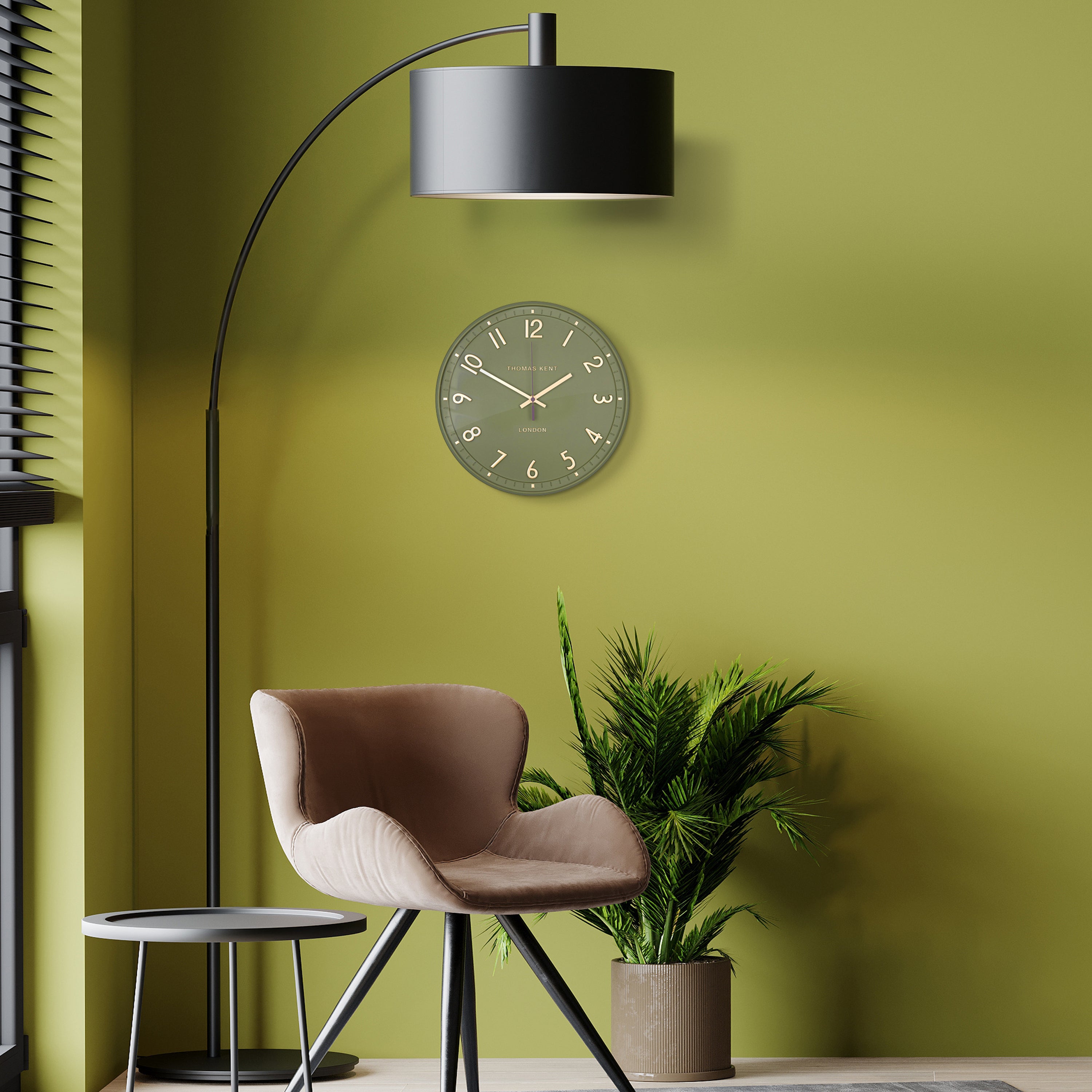 Tresco Wall Clock in Clover - Tresco Clover