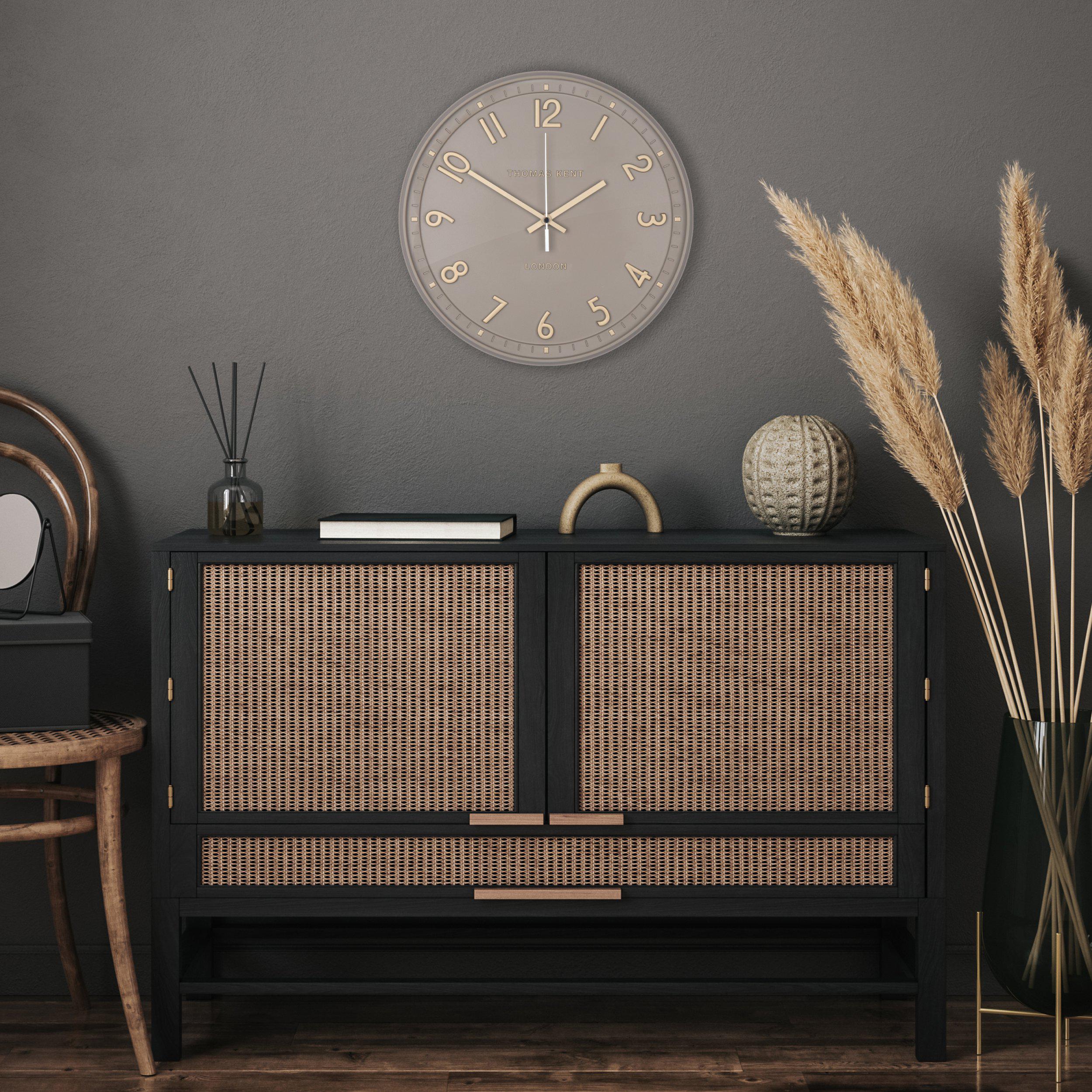 Tresco Wall Clock in Taupe - Tresco Taupe