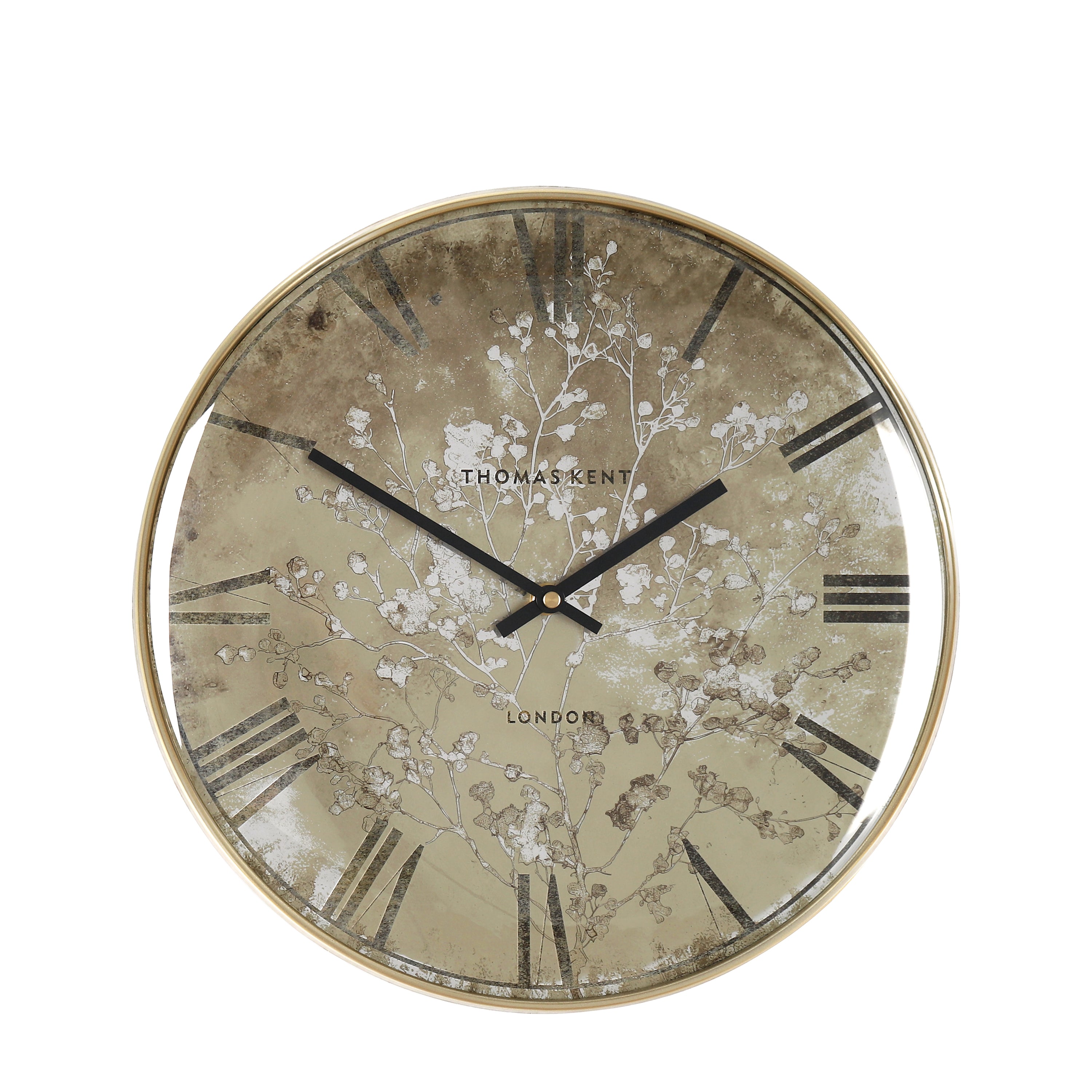 Roma Wall Clock in Gold - Roma Gold