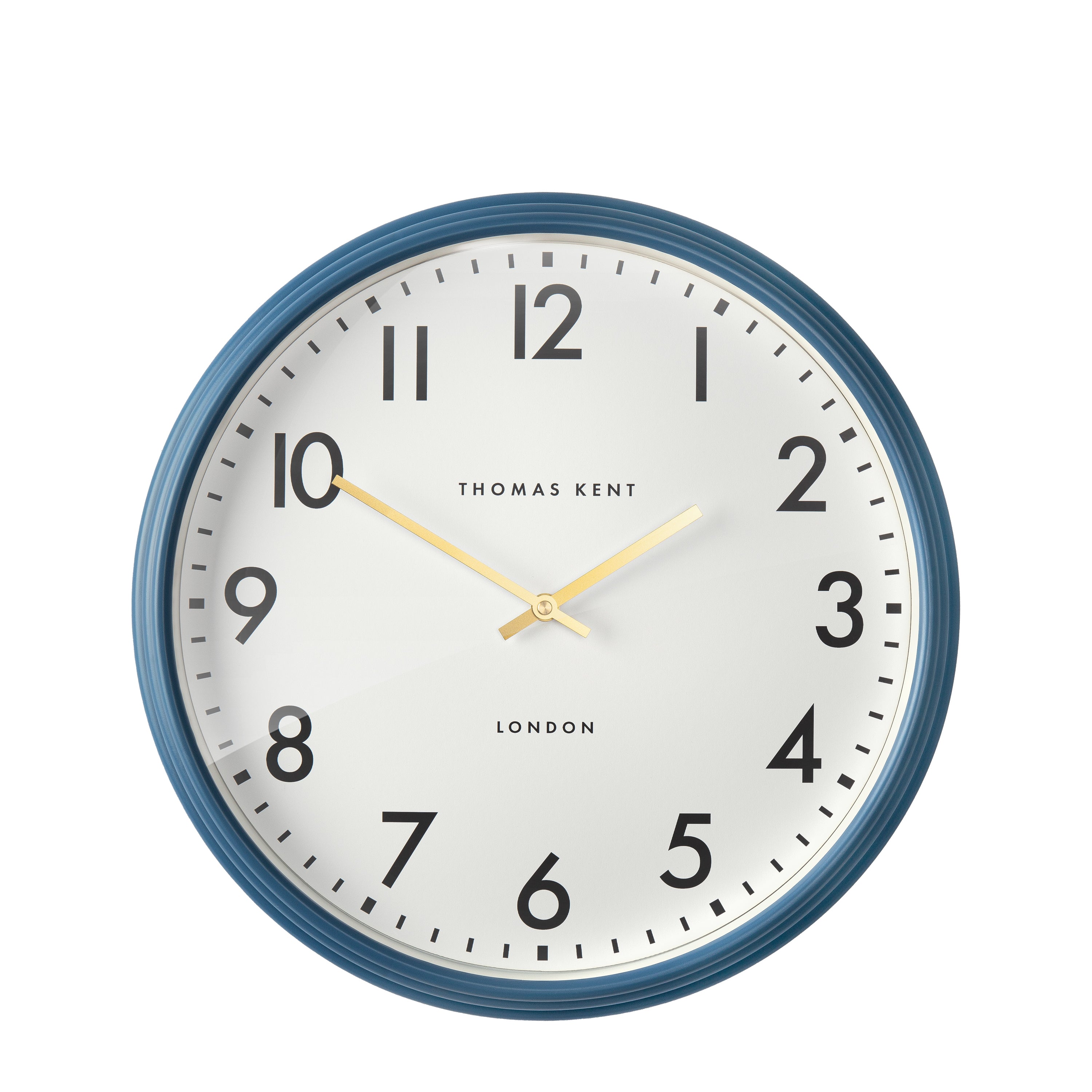 Juniper Wall Clock in Blue - Ink Blue