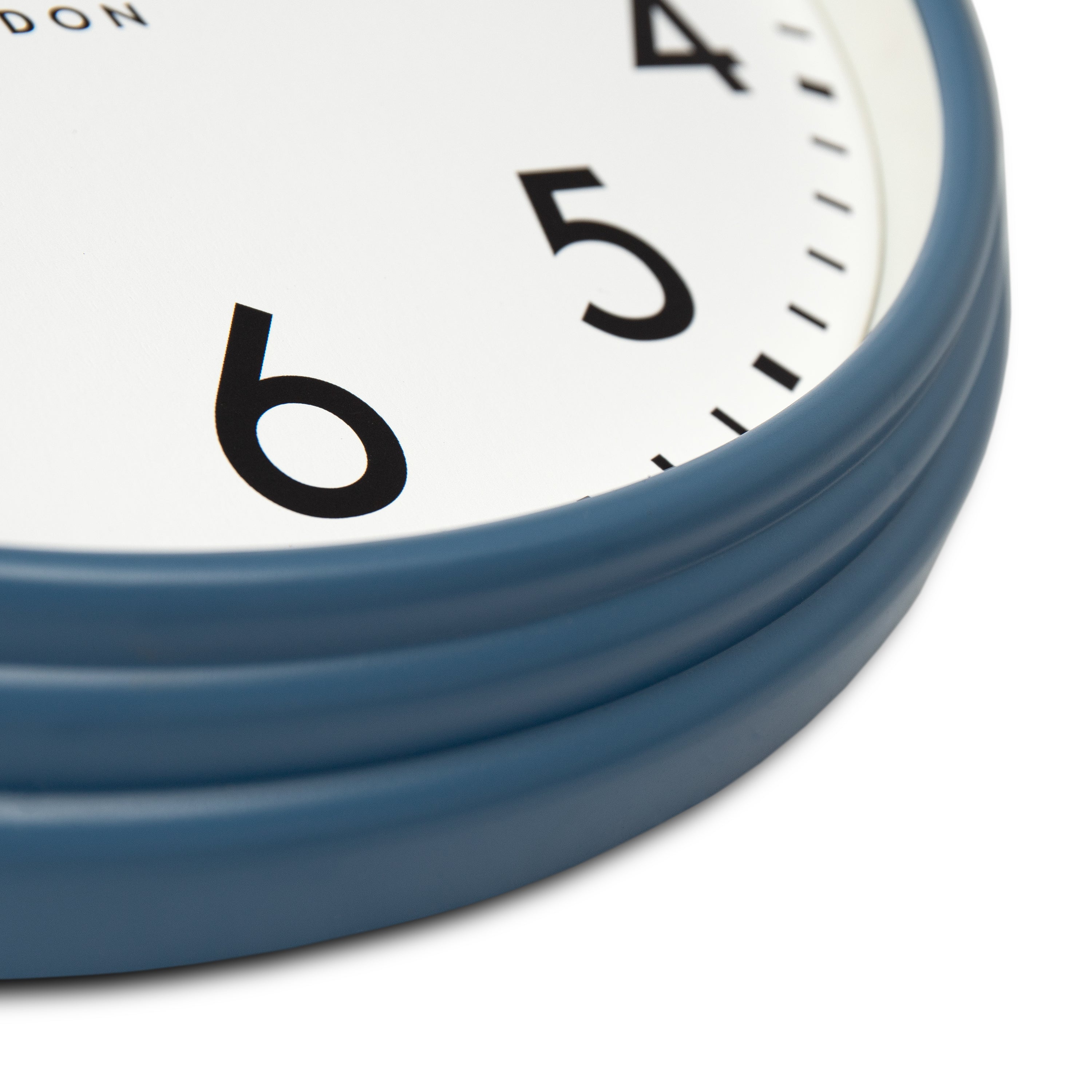 Juniper Wall Clock in Blue - Ink Blue