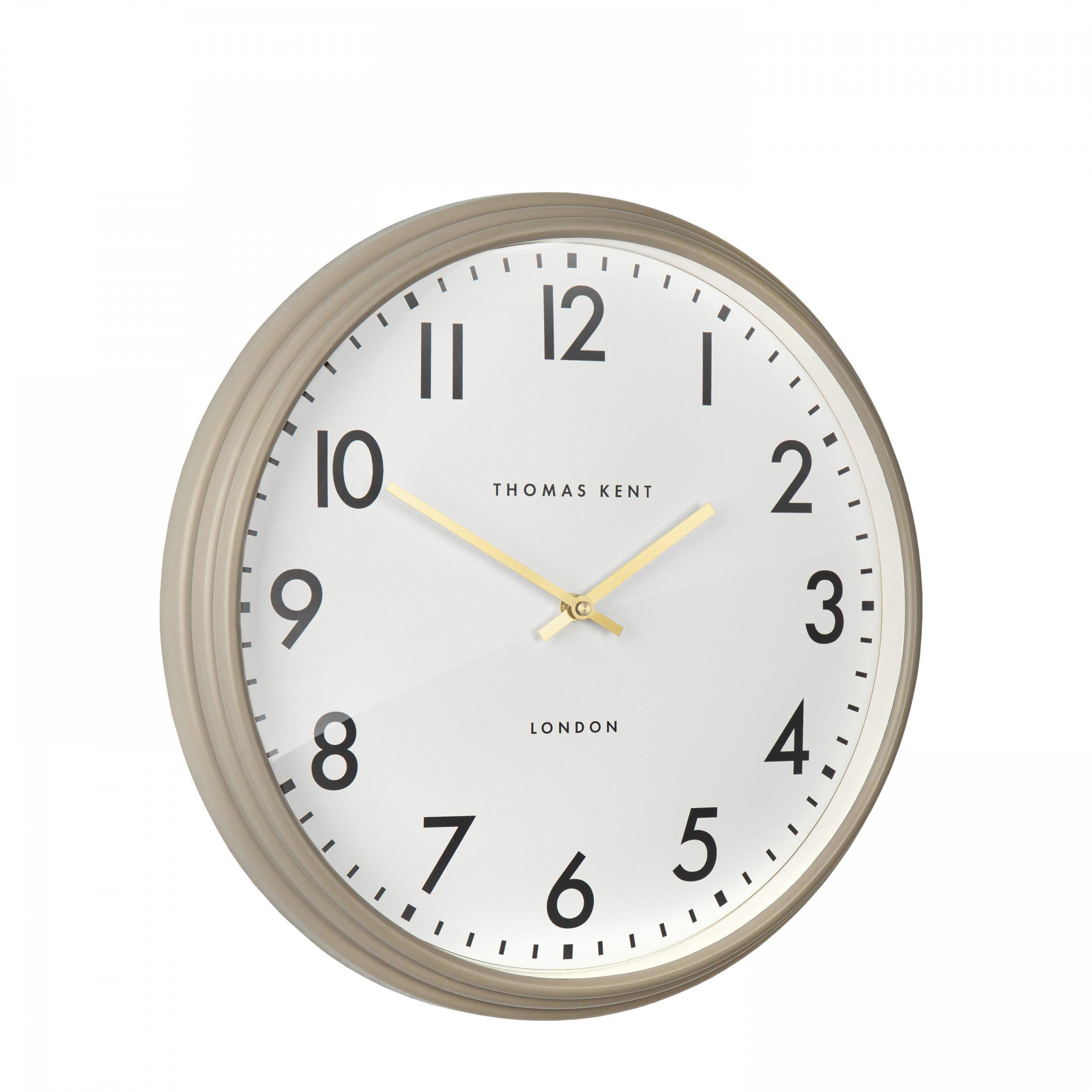 Juniper Wall Clock in Grey - Gray