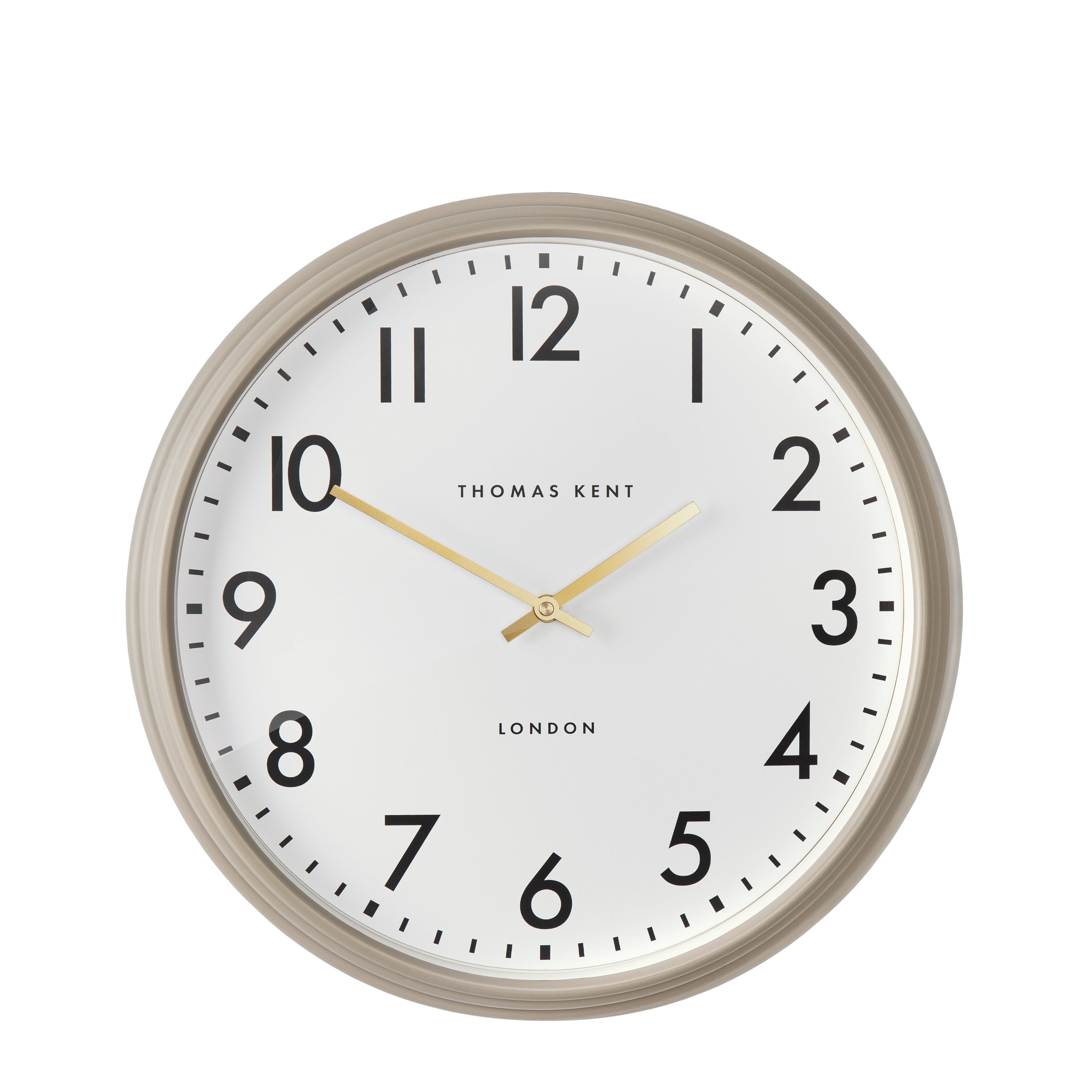 Juniper Wall Clock in Grey - Gray