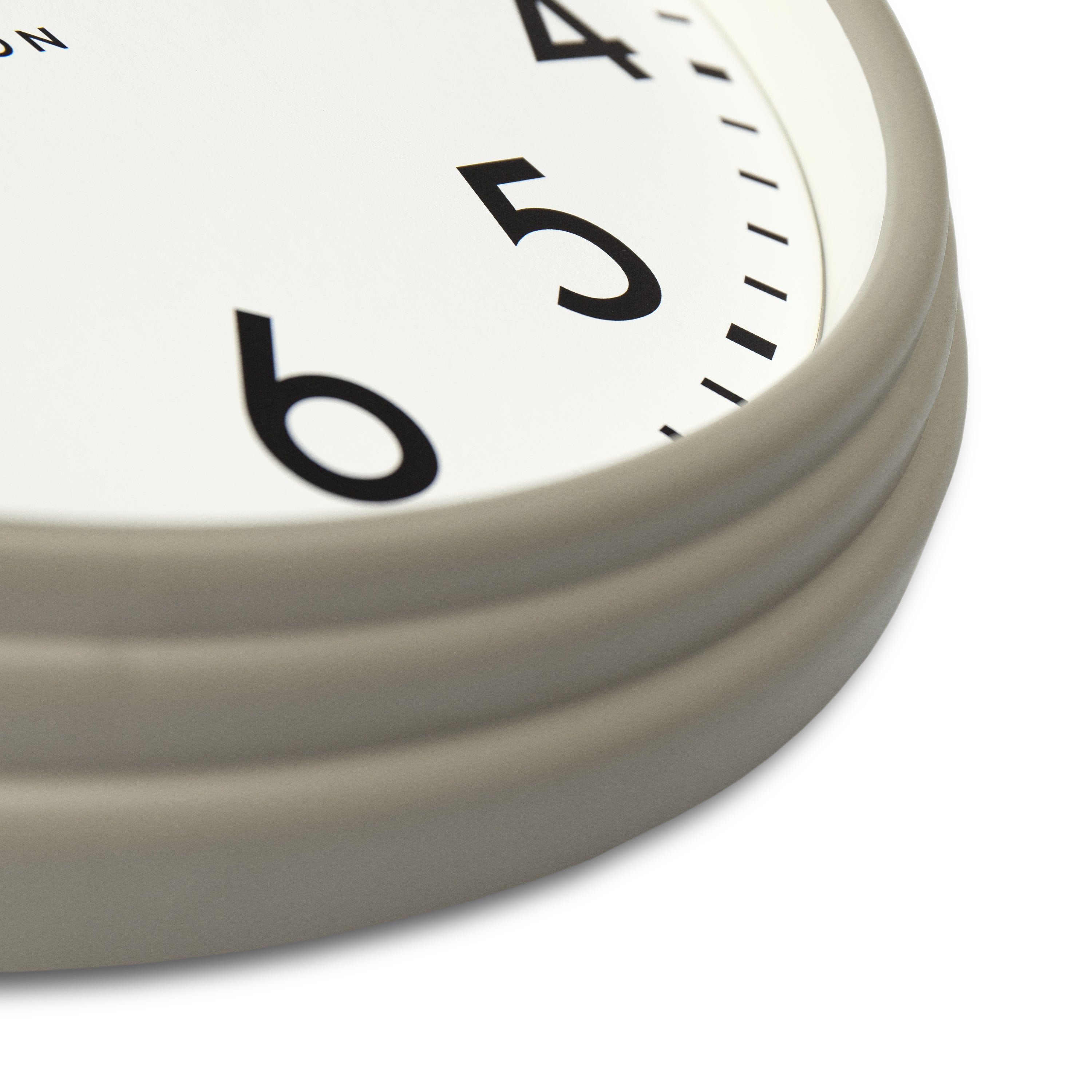 Juniper Wall Clock in Grey - Gray